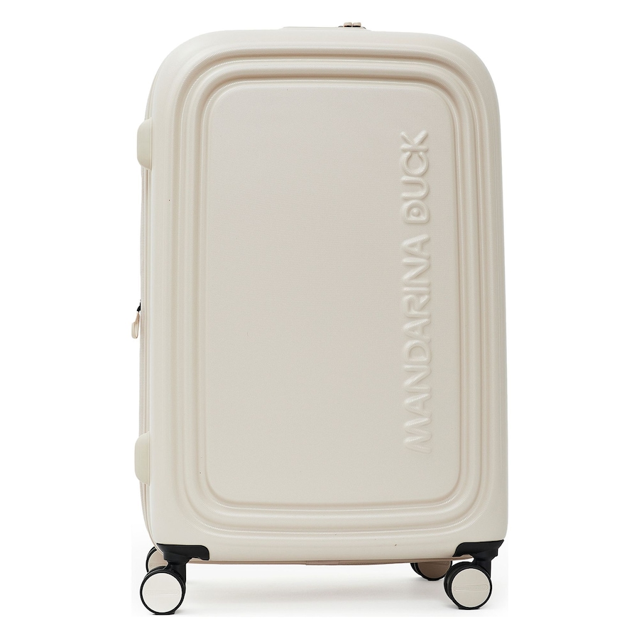 Mandarina Duck Logoduck 4-Rollen Trolley 69 cm white mocha Weiss Herren