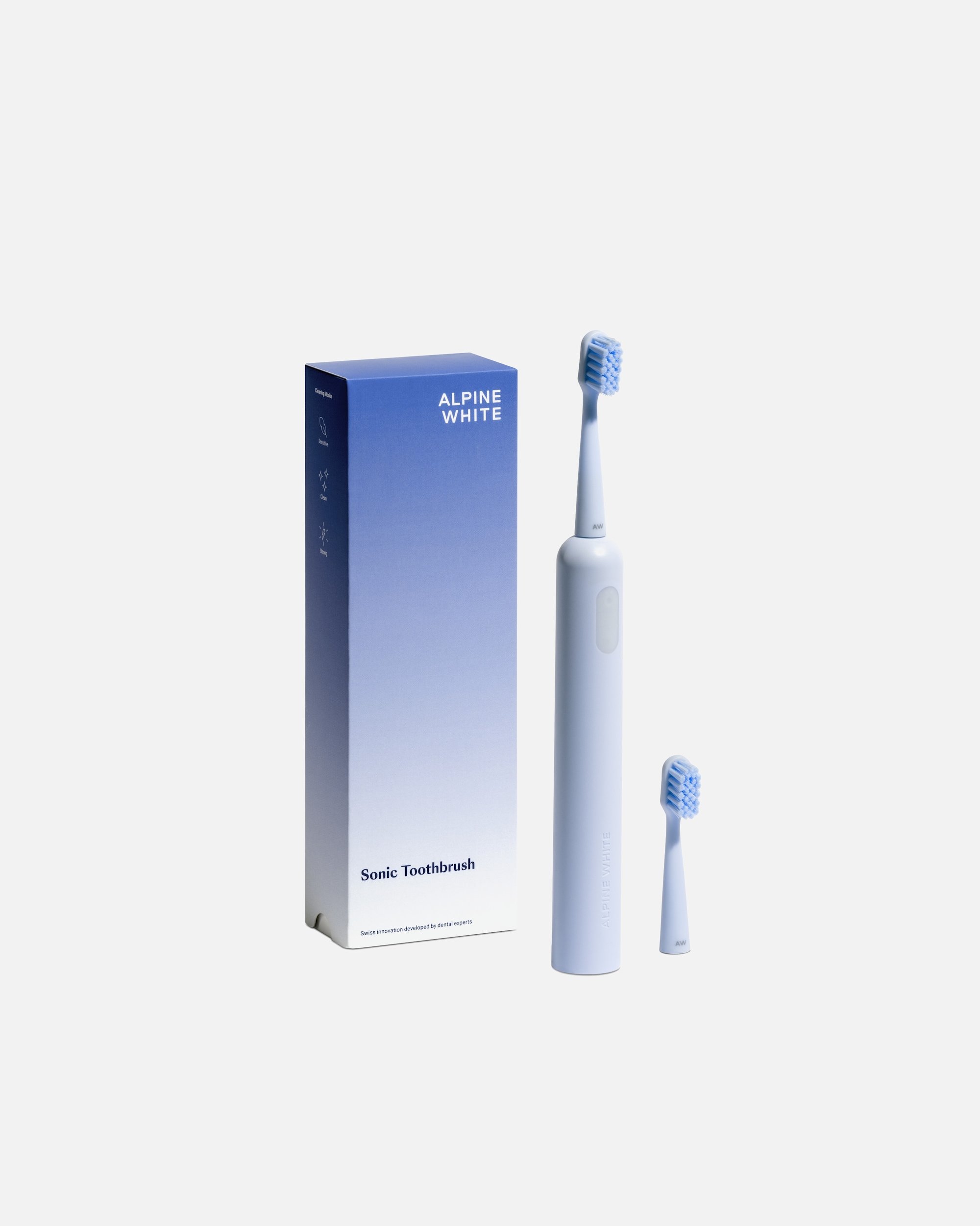 Elektrische Zahnbürste für Unisex ALPINE WHITE Schallzahnbürste Sonic Toothbrush One SIze