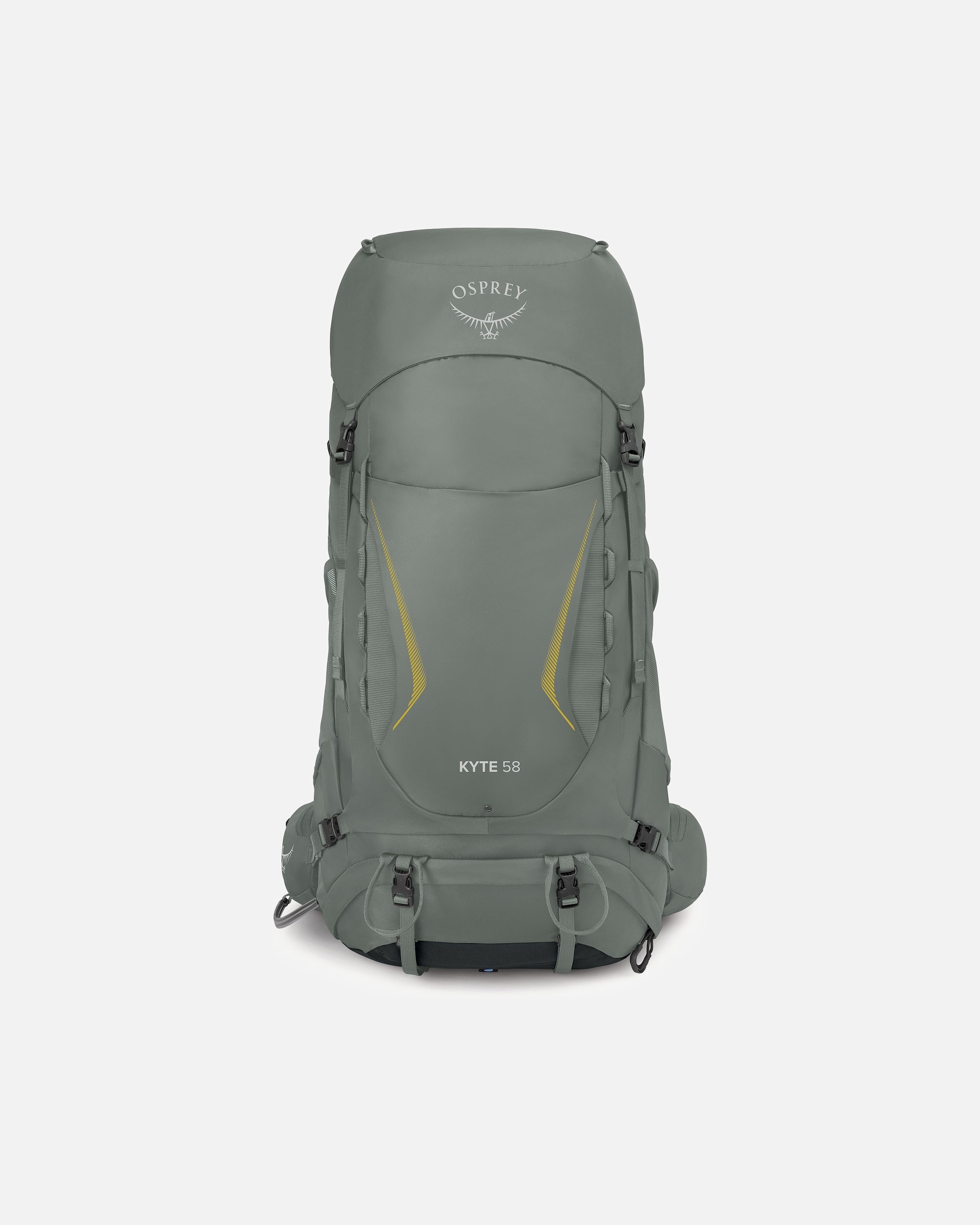 Rucksack für Weiblich Osprey Kyte 58 Trekkingrucksack WXS-S 75 cm rocky brook green