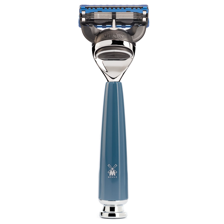 Mühle RYTMO 5-Klingen-Rasierer, Gillette Fusion Griffmaterial Edelharz petrol Herren