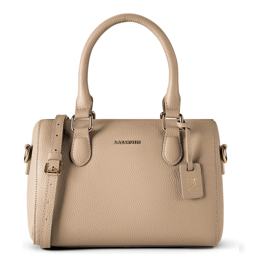 Lazarotti Bologna Leather Henkeltasche sand Grau Damen