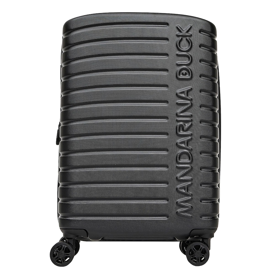 Mandarina Duck Flyduck - 4-Rollen-Kabinentrolley 55 cm erw. (black) black Schwarz Herren