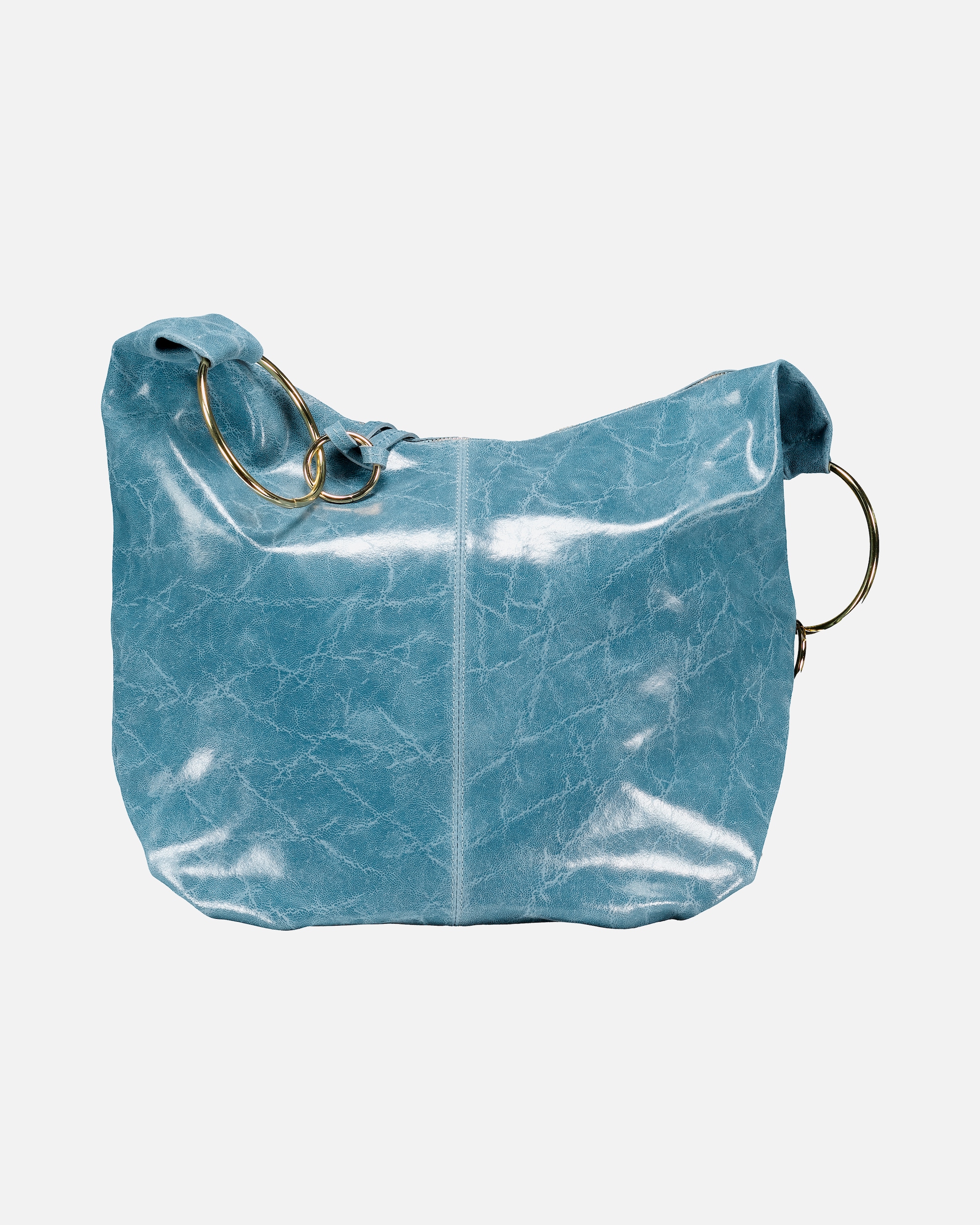 Tasche für Weiblich Hausfelder Manufaktur Beuteltasche Elefante Hellblau
