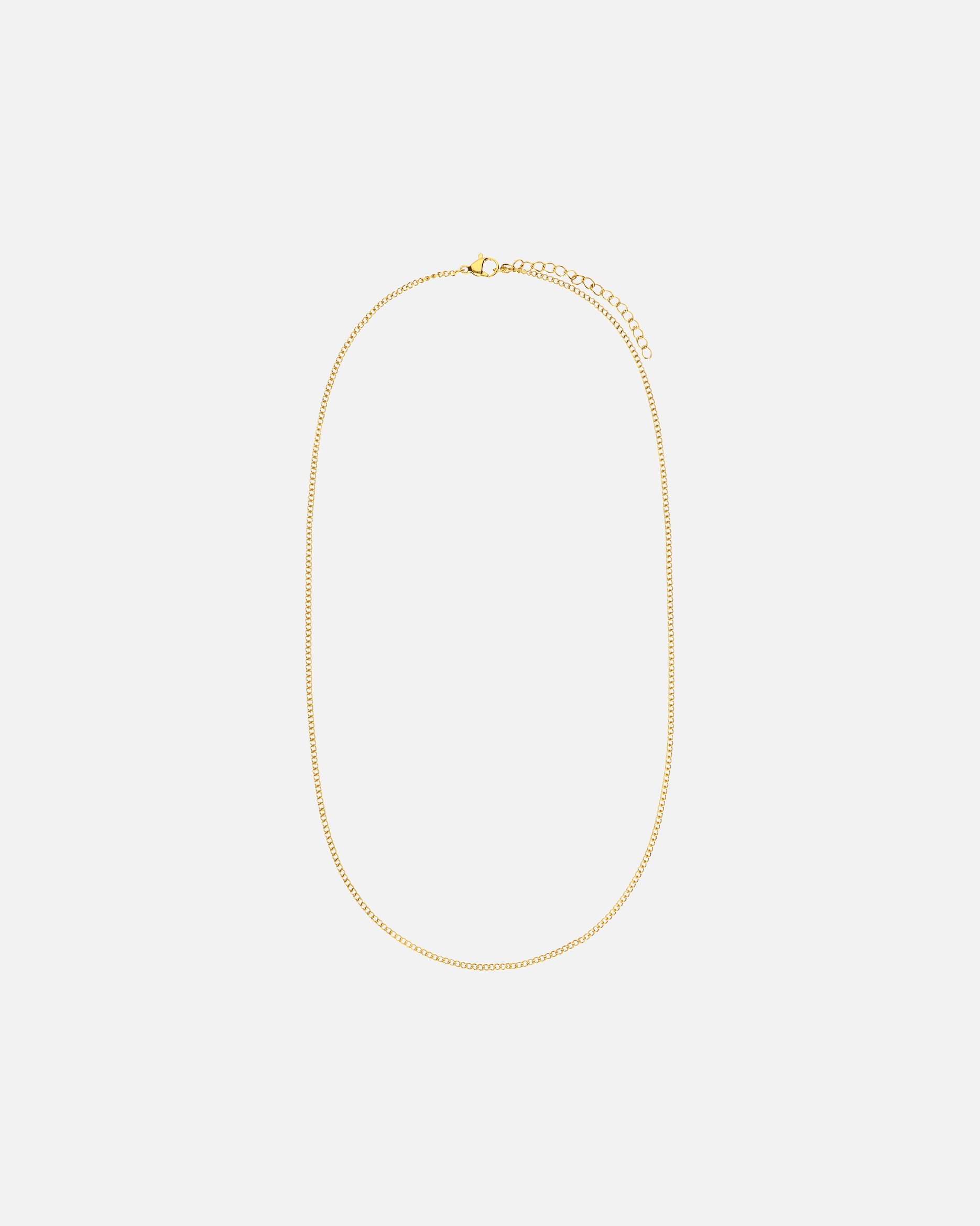 Halskette für Unisex Lucardi Halskette Stahl Gold - 55.0