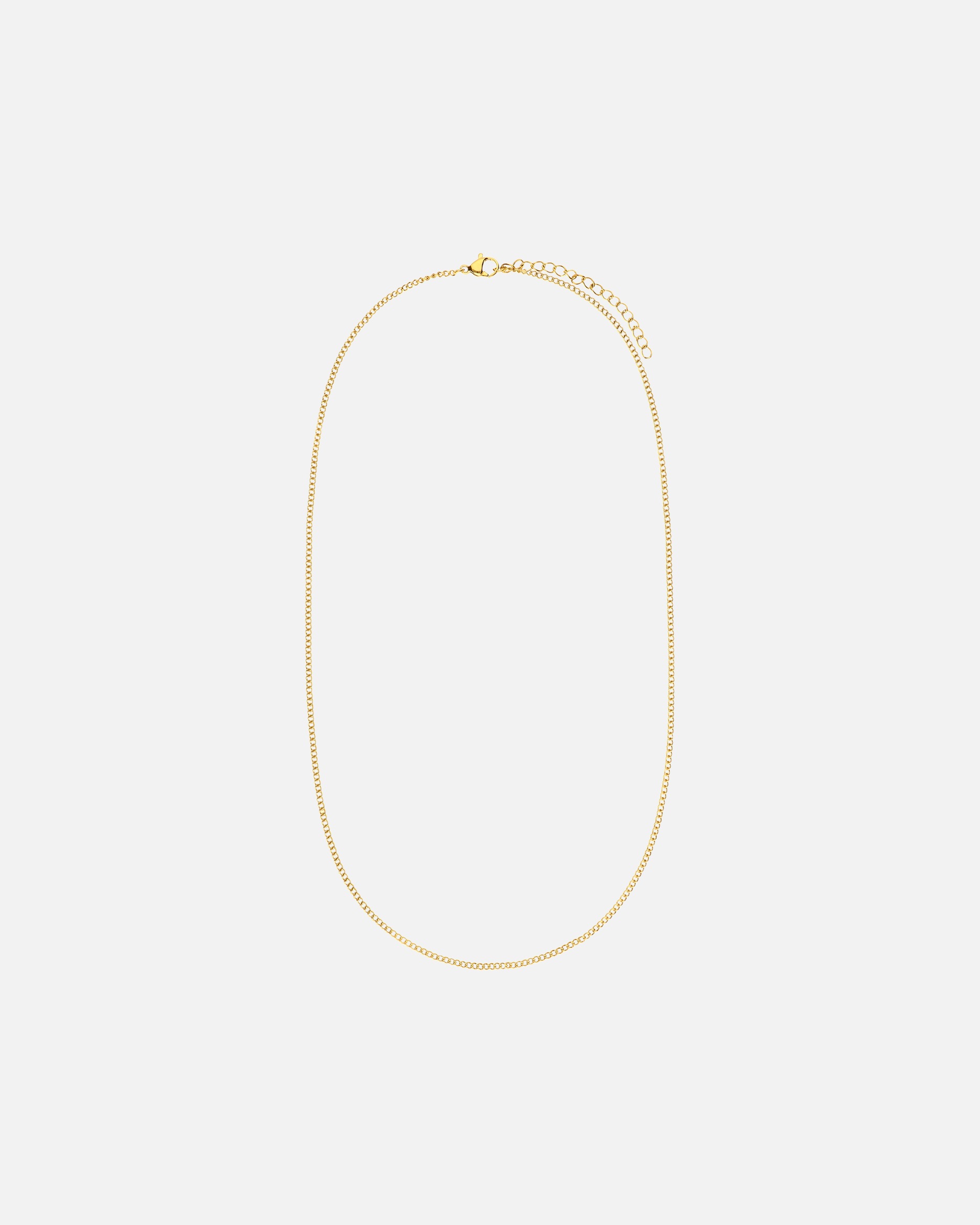 Halskette für Unisex Lucardi Halskette Stahl Gold - 60.0