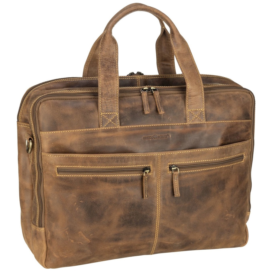 Greenburry Aktentasche Vintage Teak-Brown Braun Herren