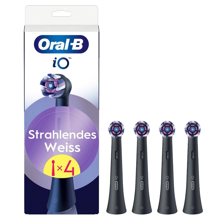 Oral-B iO Strahlendes Weiss in Schwarz 1x4St.