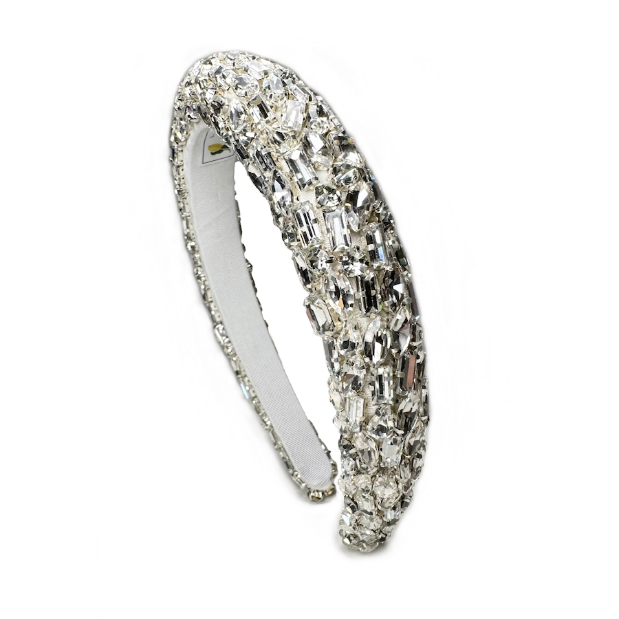 Filippa Firenze Haarreif Whispering Sparkle mit funkelnden Kristallen silber