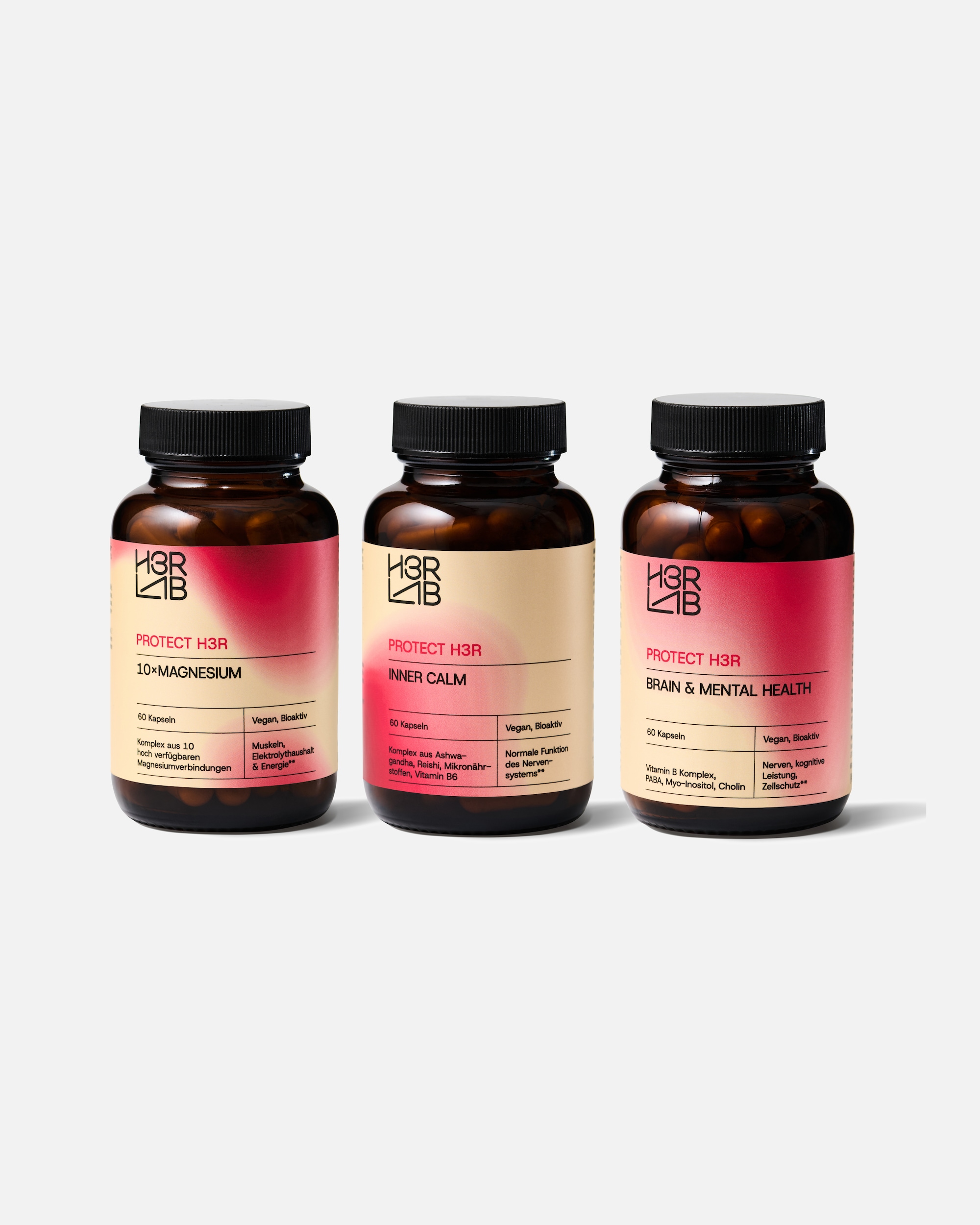 Nahrungsergänzungsmittel für Weiblich H3R LAB Default Brand Line STRESS BALANCE BUNDLE Stress Relief Bundle