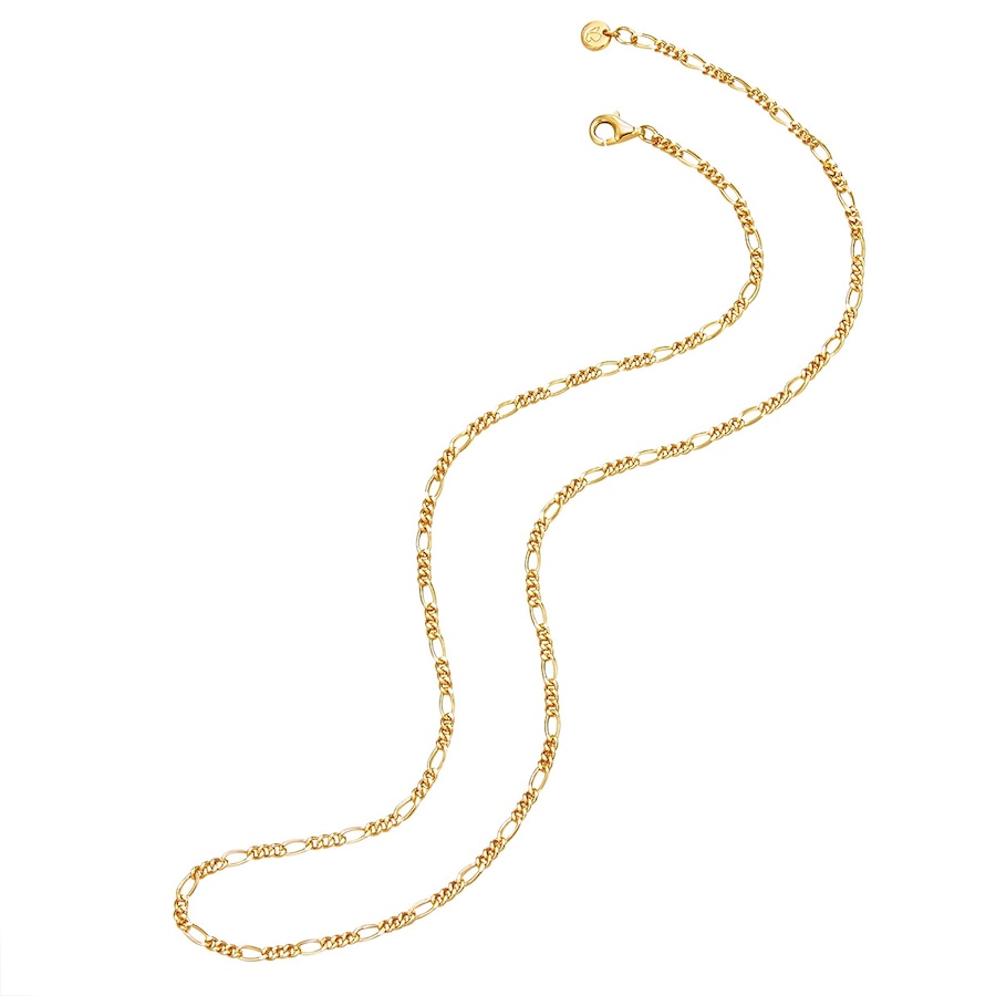 Glanzstücke München Halskette Sterling Silber in Gelbgold 40 cm Damen