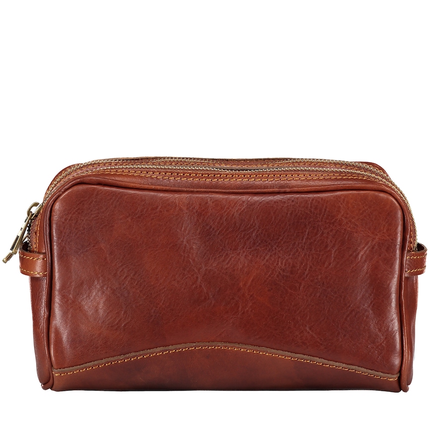 Hausfelder Manufaktur Kulturbeutel Braun