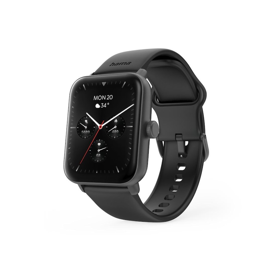 Hama Smartwatch 6010 GPS-Telefonfunktion wasserdicht SW - 12
