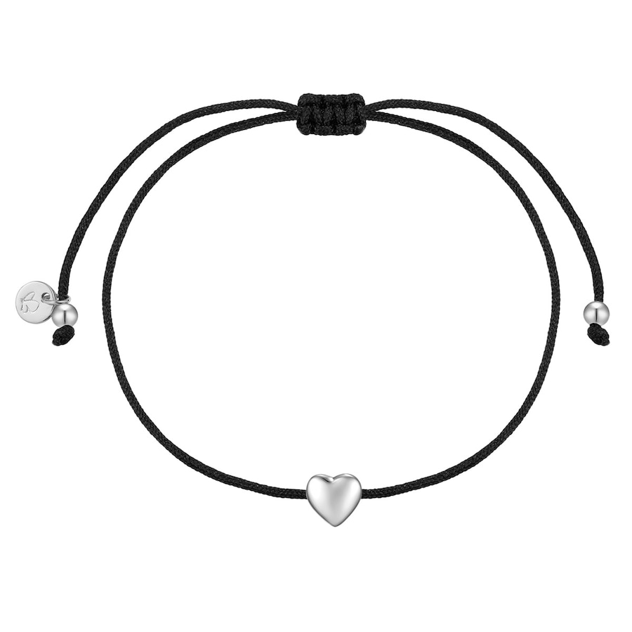 Glanzstücke München Armband Herz aus Sterling Silber in silber 15,0 - 22,0 cm, flexibel einstellbar Damen