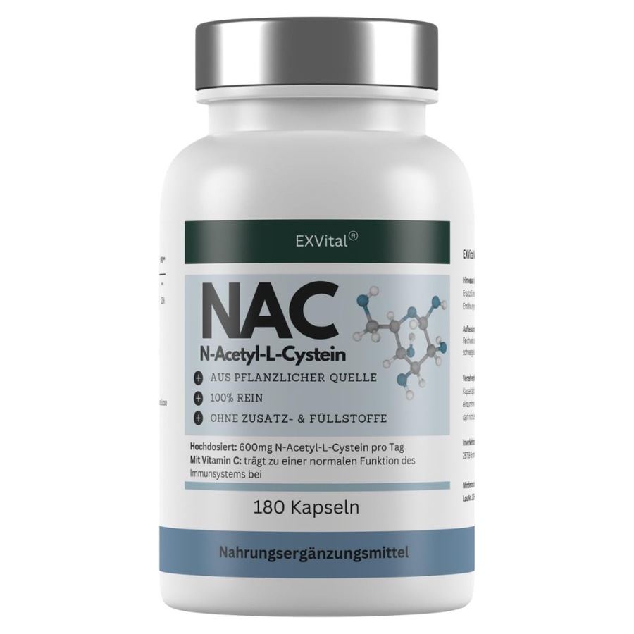 EXVital NAC Kapseln, hochdosiert, vegan 134 g