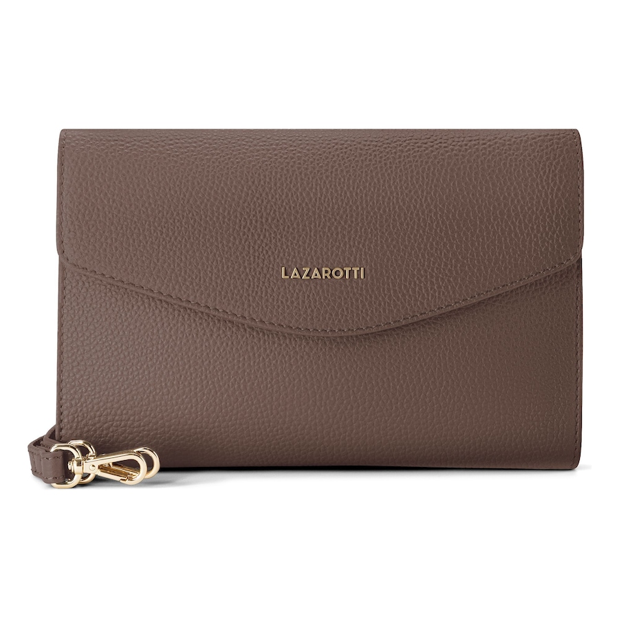Lazarotti Bologna Leather Clutch taupe Pink Damen