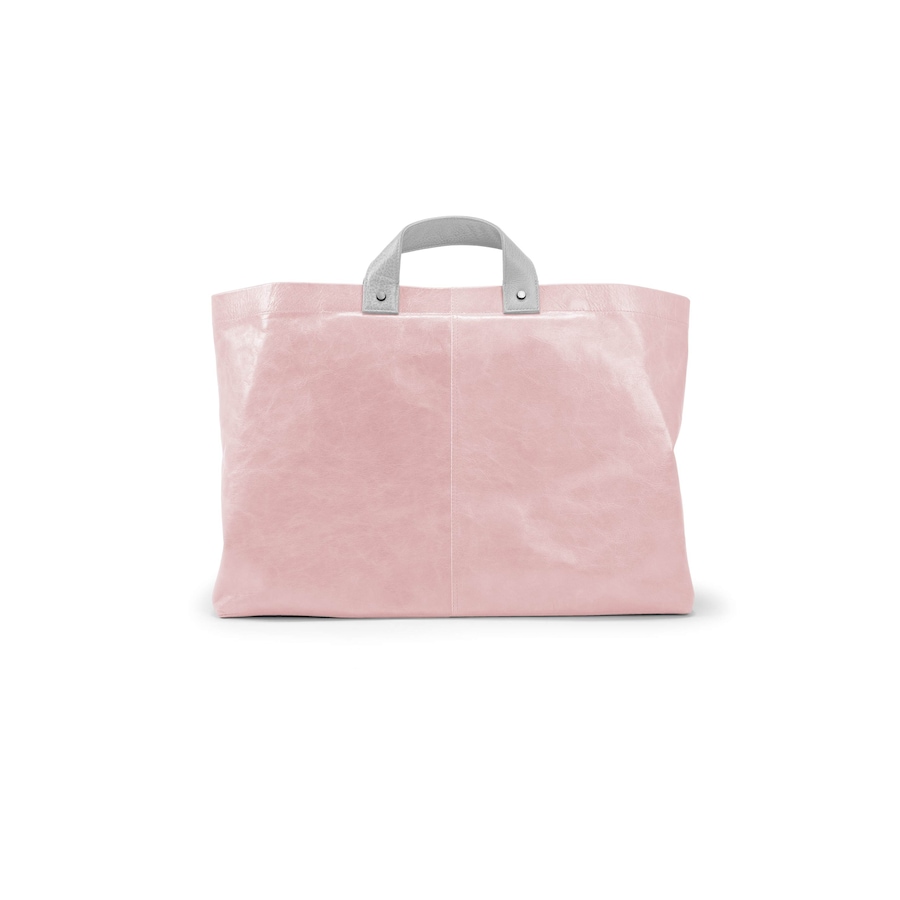Gretchen Shopper All In Midi aus italienischem Kalbsleder pink