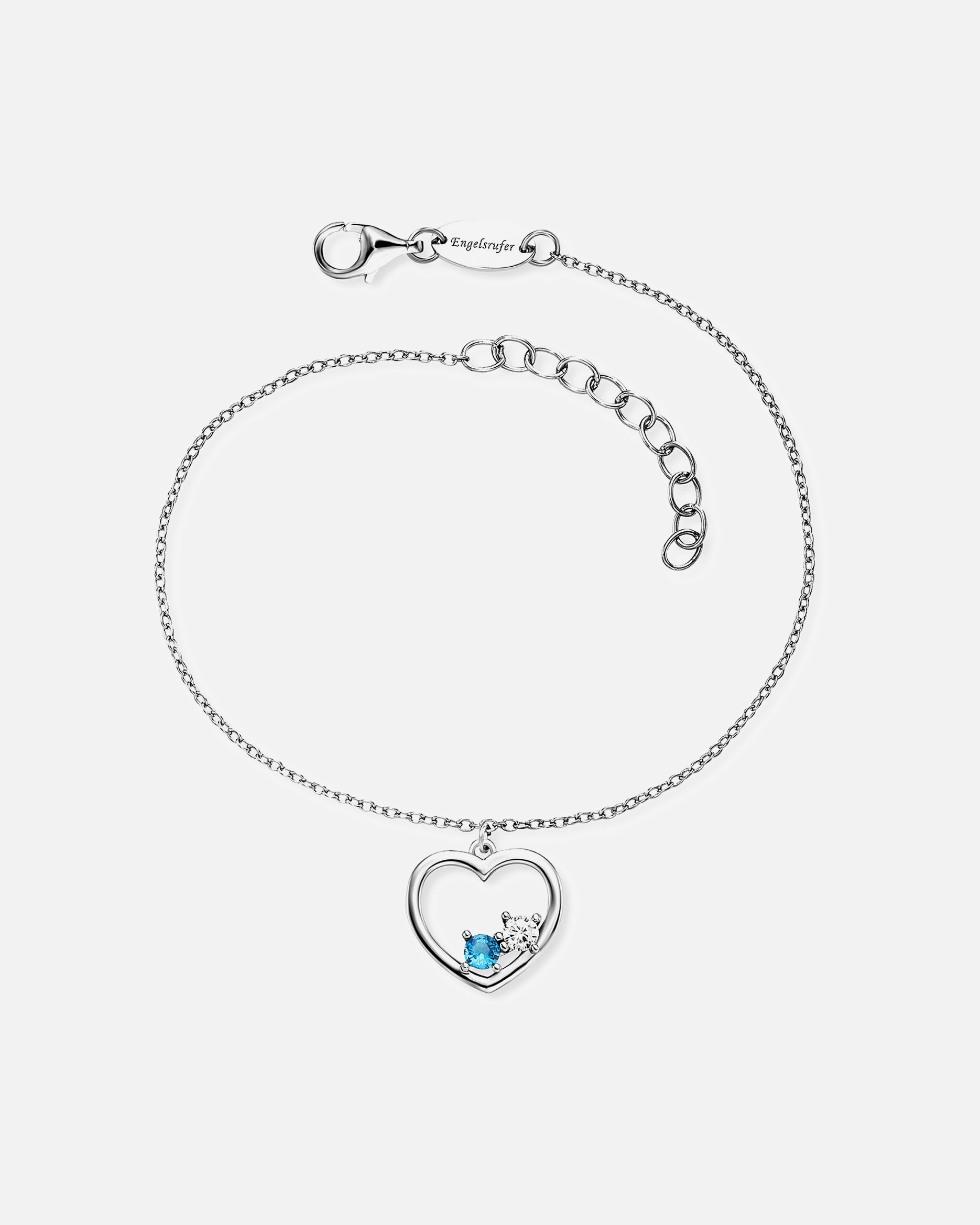 Armband für Weiblich Engelsrufer Armband 925er Silber blau, silber