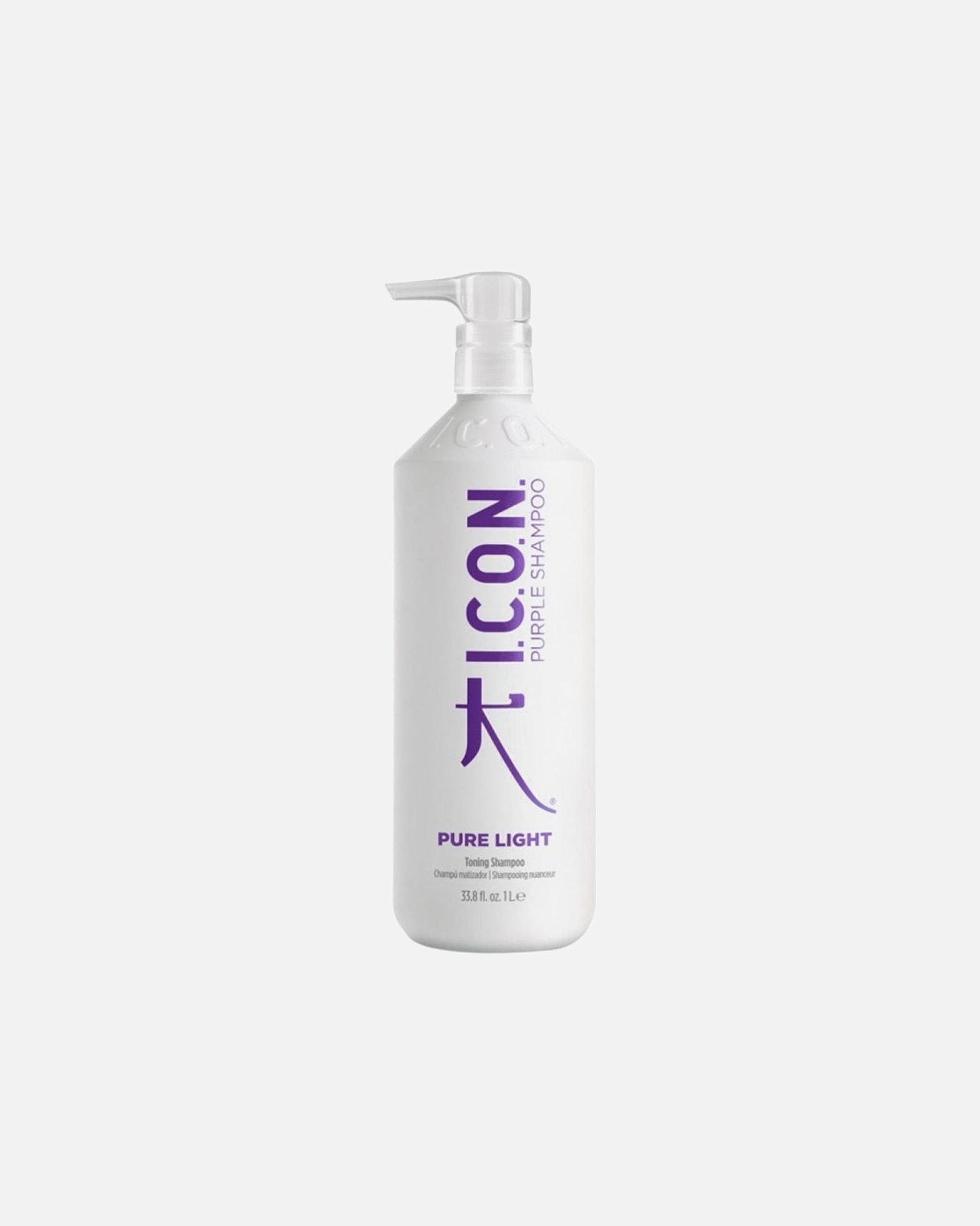 Shampoo für Weiblich ICON PURE LIGHT Shampoo XL gegen Gelbstich 1000ml