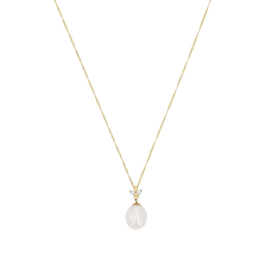 amor Kette mit Anhänger Gold Damen