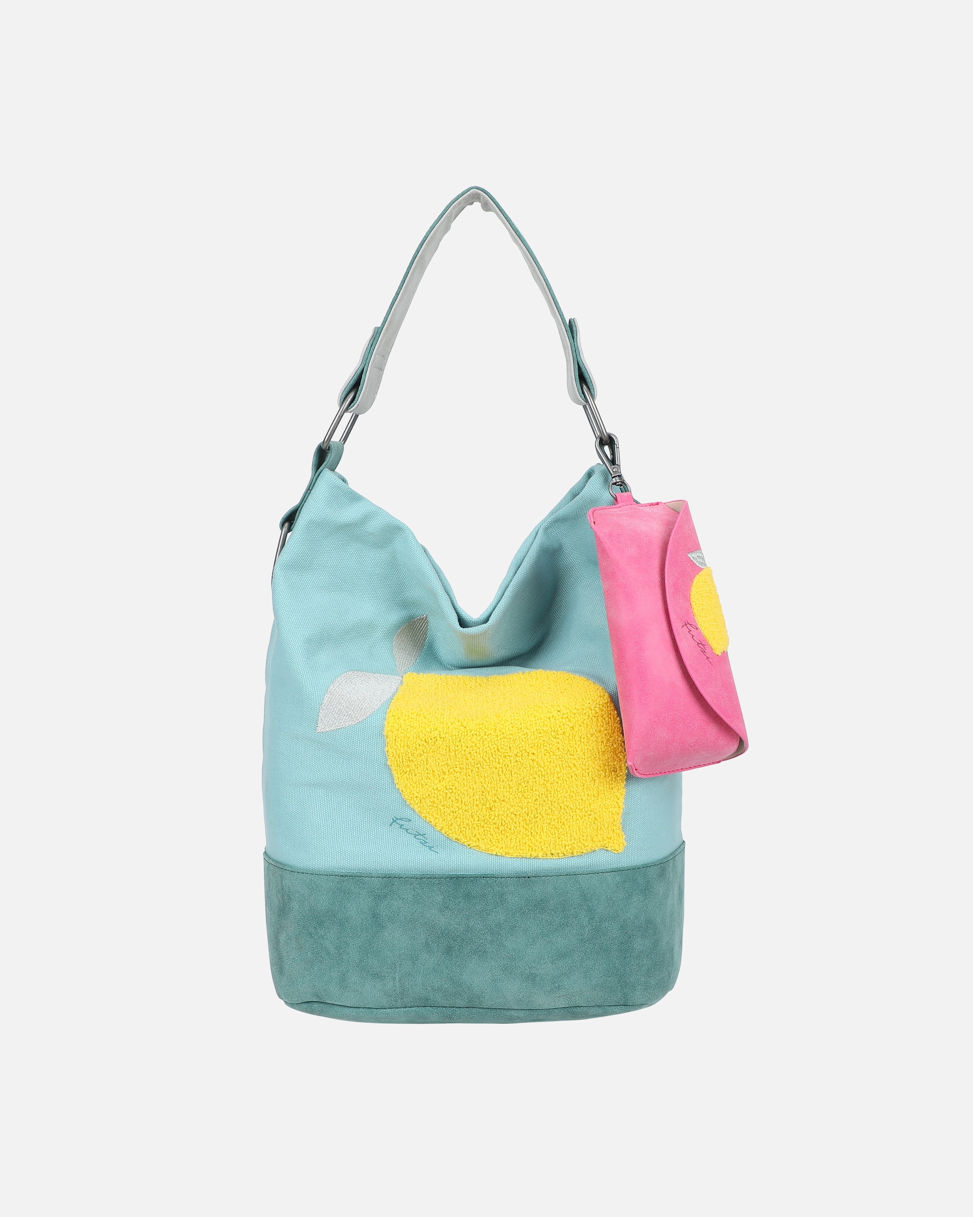Handtasche für Unisex Fritzi aus Preußen Henkeltasche Izzy07 Limited Squeezy Lemon im sommerlichen Design grün