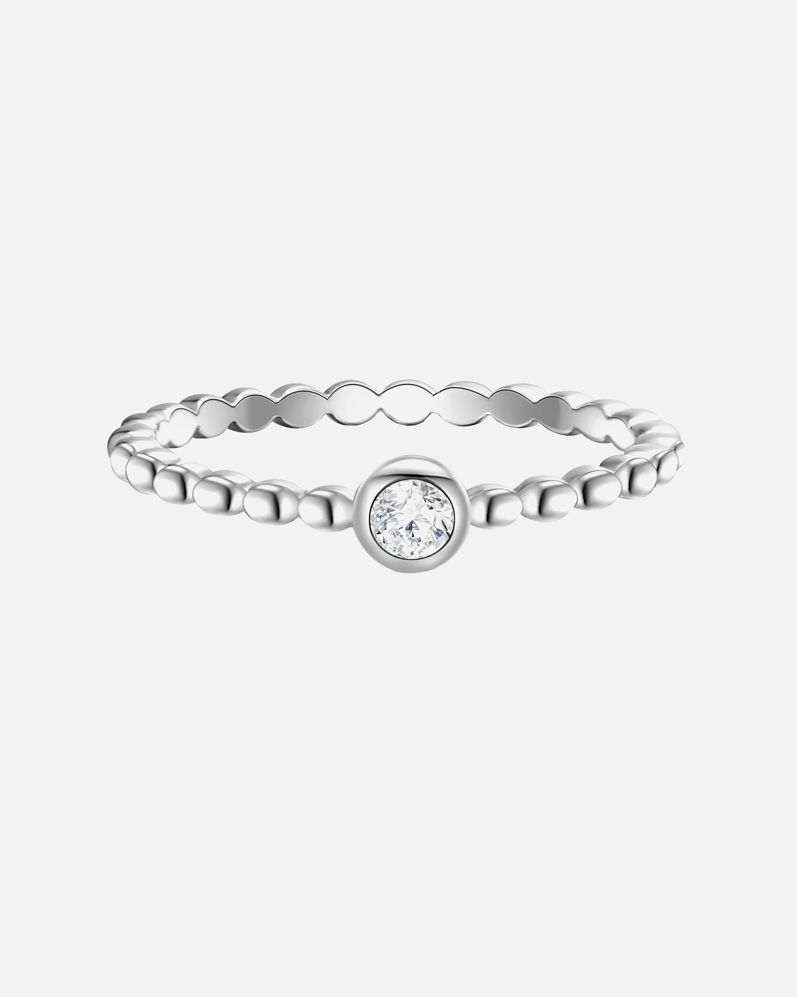 Ring für Weiblich Glanzstücke München Ring Sterling Silber Zirkonia in Silber 52