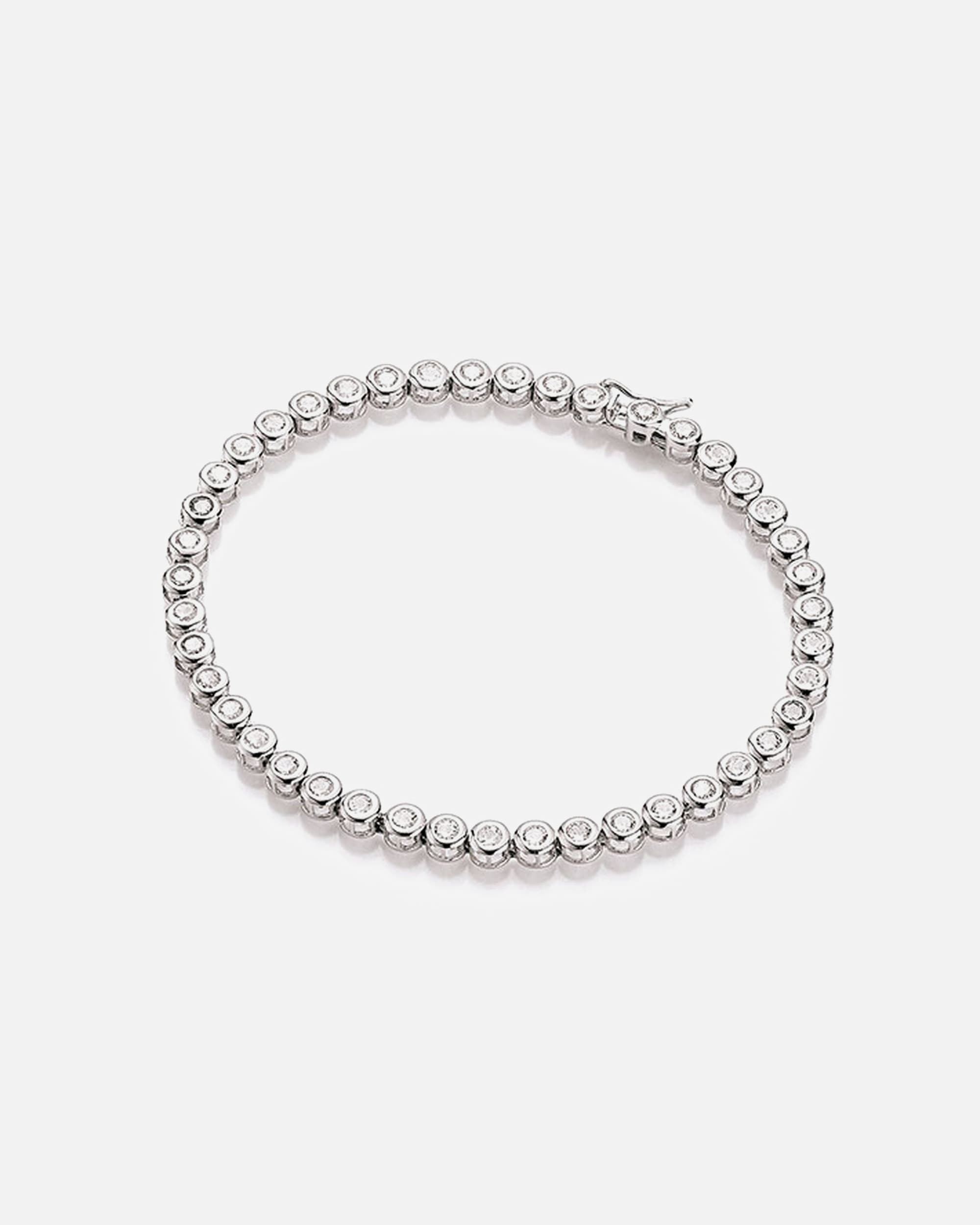 Armband für Weiblich Smart Jewel Armband klassisch, mit Zirkonia Steine, Silber 925 18 cm