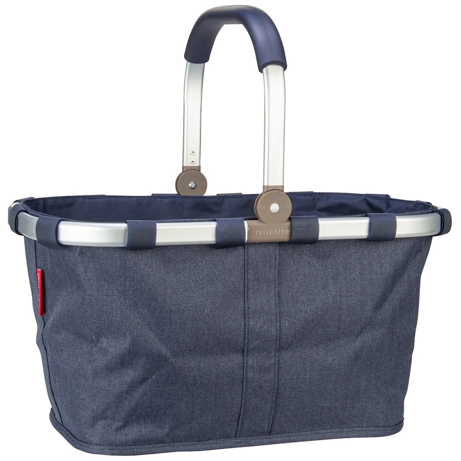 Reisenthel Einkaufstasche carrybag frame Herringbone Dark Blue Schwarz