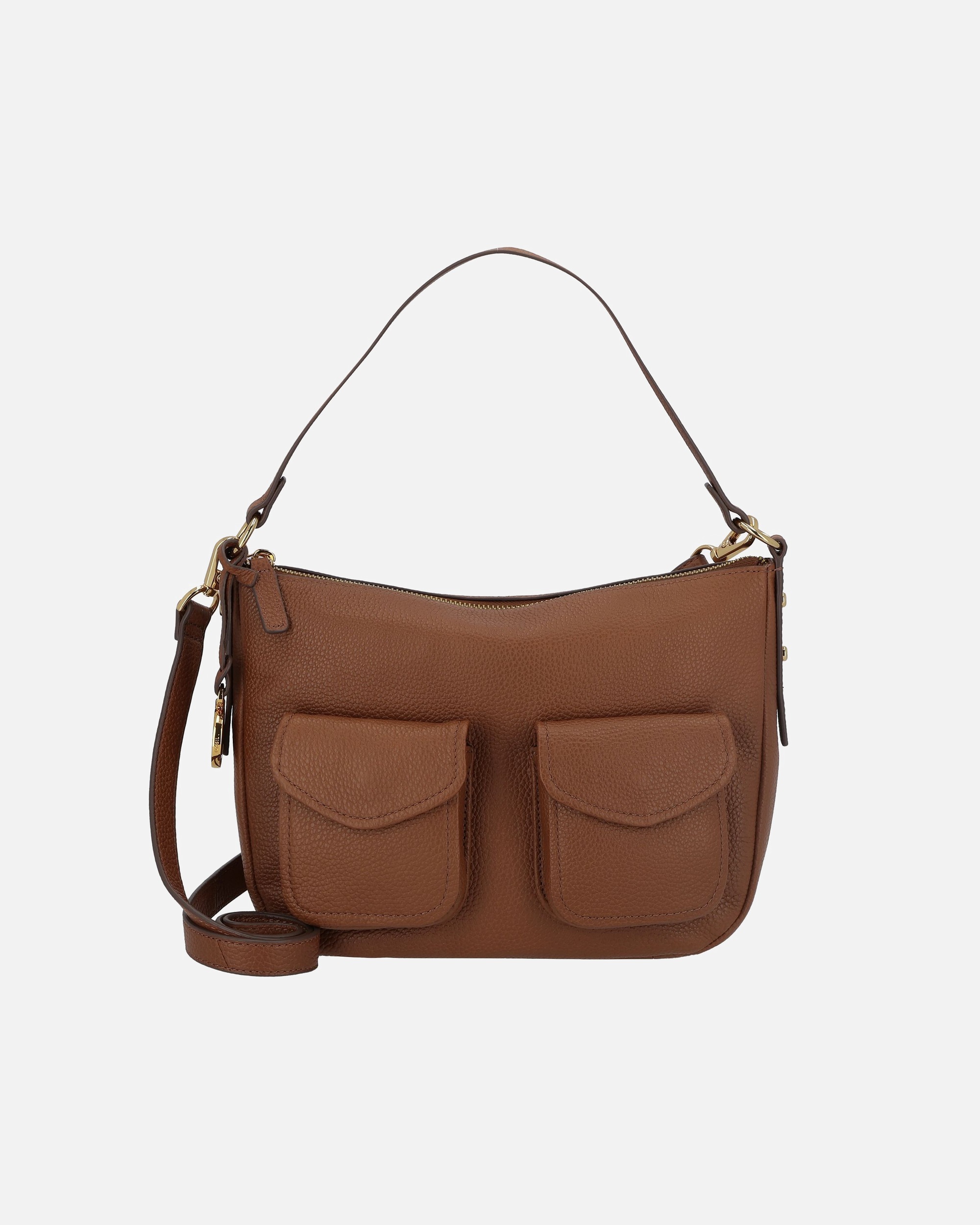 Clutch für Männlich Fossil Jolie Schultertasche medium brown