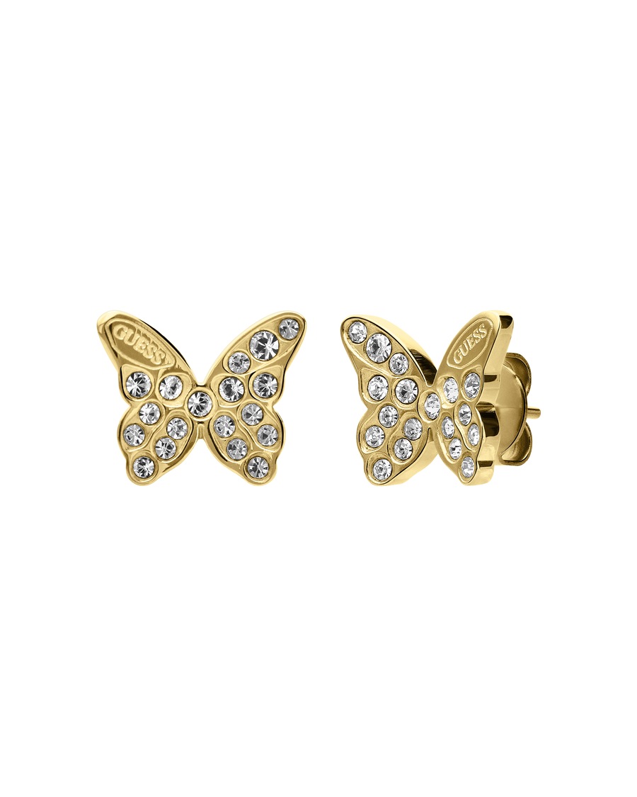 Guess Ohrringe Stahl Gold Damen