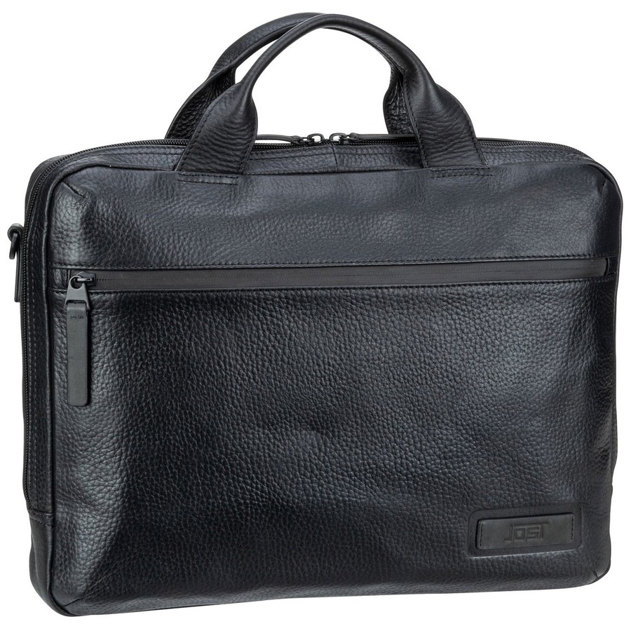 Jost Aktentasche Stockholm Business Bag S 1 Comp Black Schwarz Herren