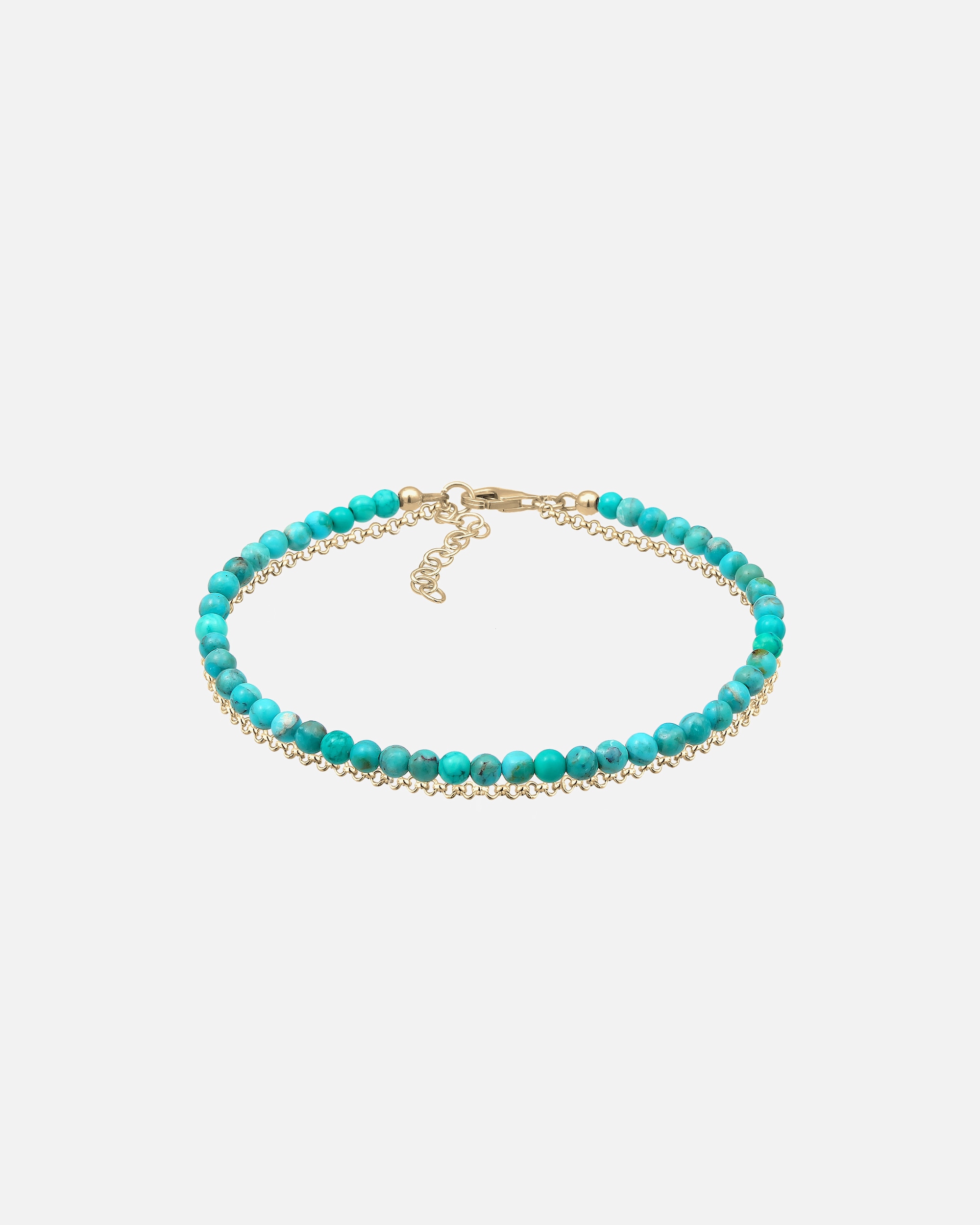 Armband für Weiblich Elli Layer Howlith Edelstein Beads Boho 925er Silber 16