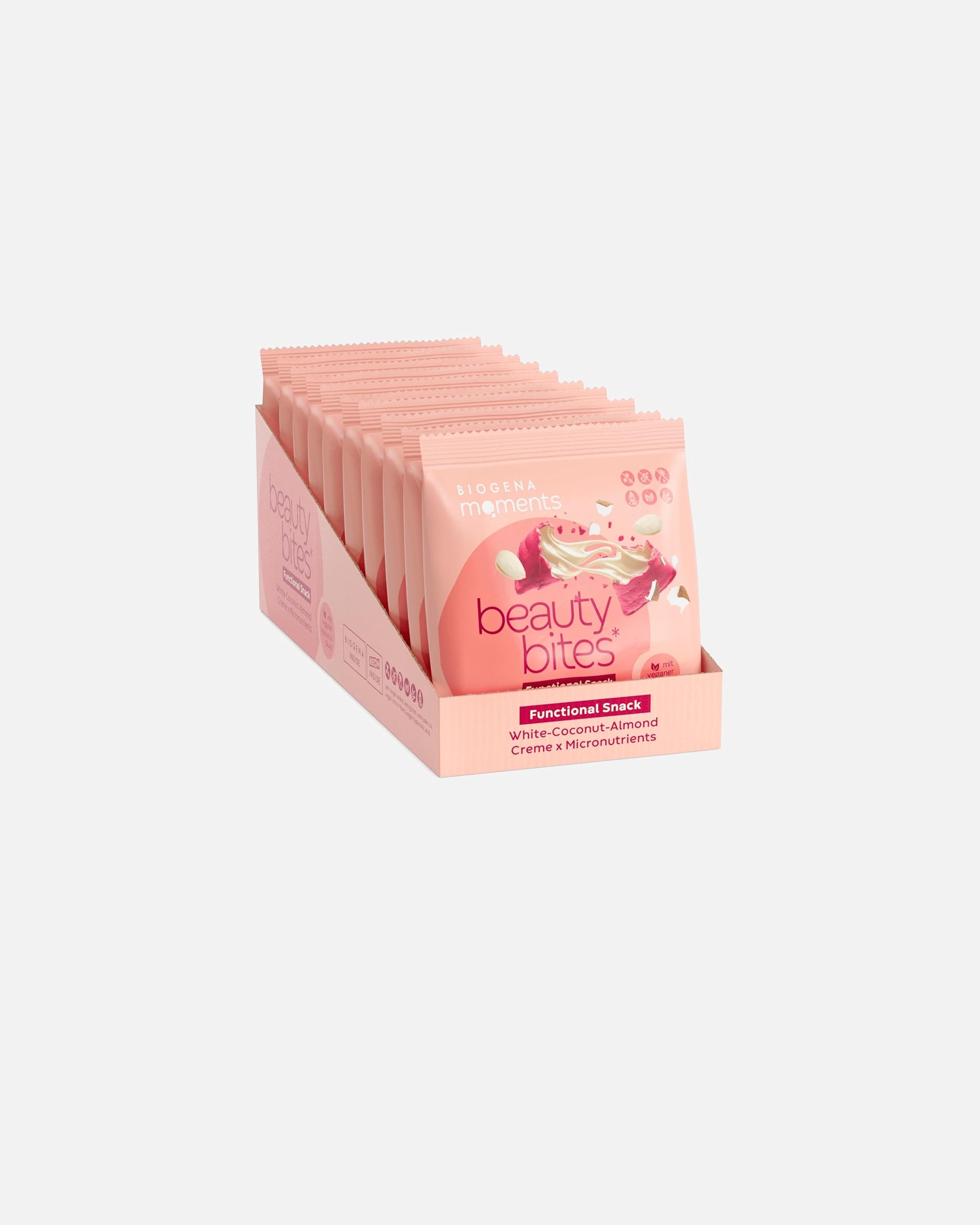 Nahrungsmittel für Unisex Moments By Biogena Default Brand Line Beauty bites 'White-Coconut-Almond-Creme' Beauty Bites