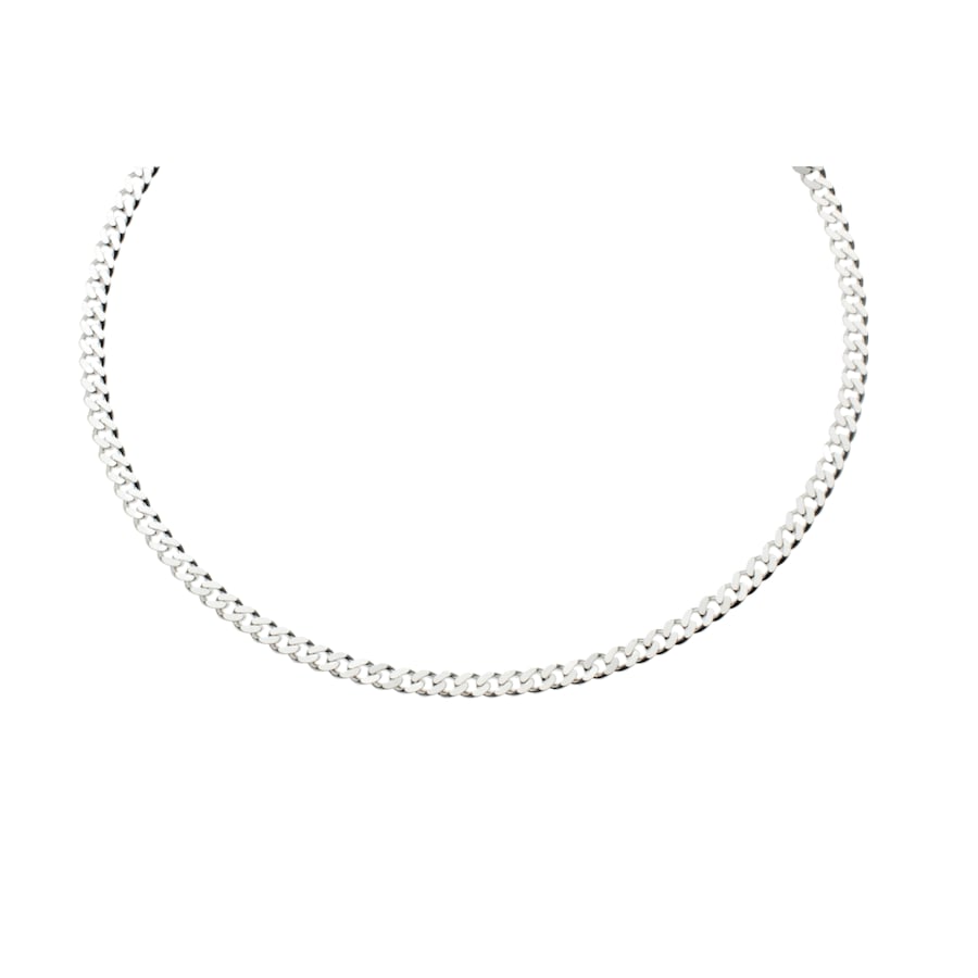 Lucardi Halskette 925 Silber - silbern 50.0mm Damen