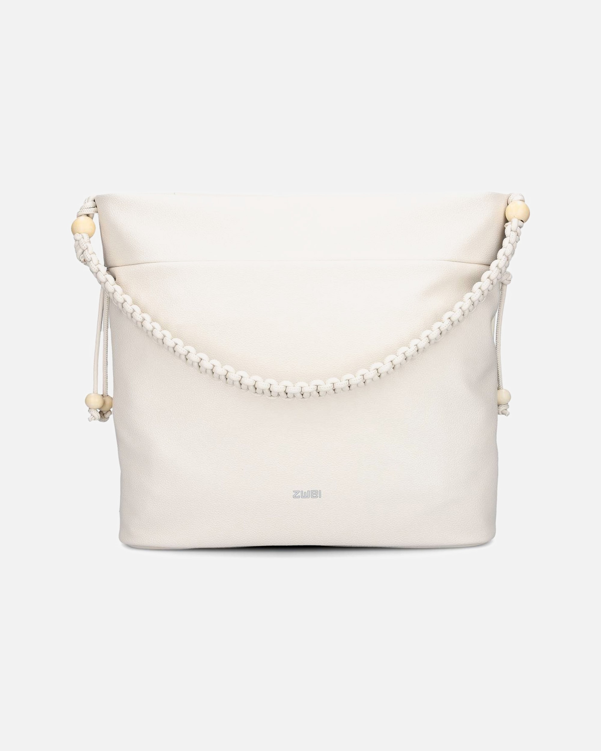 Clutch für Weiblich ZWEI Perla Schultertasche off white