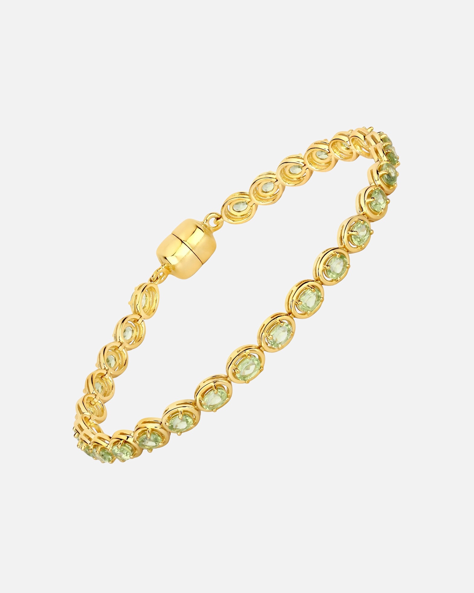 Armband für Weiblich Rafaela Donata Armband Sterling Silber Citrin in Gelbgold Green
