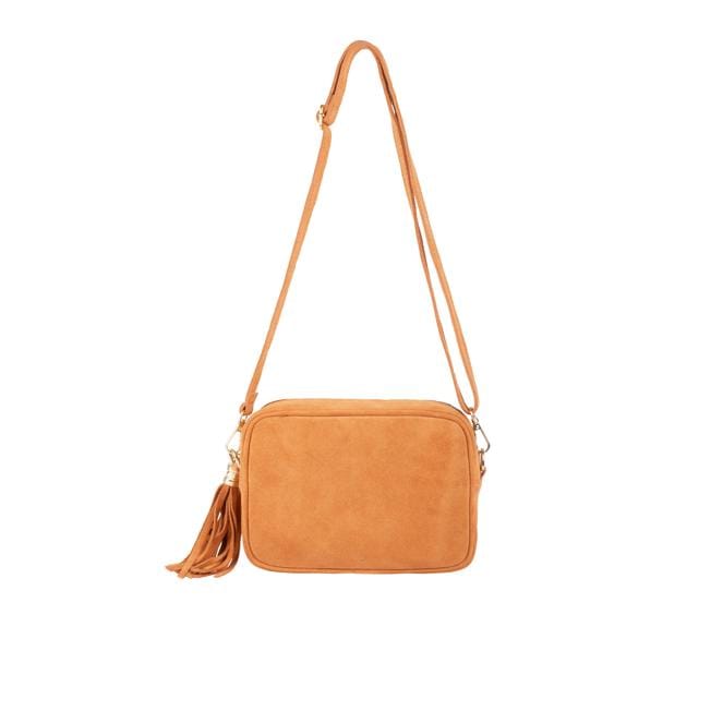 FELIPA Crossbody Bag aus Leder Hellkamel Damen