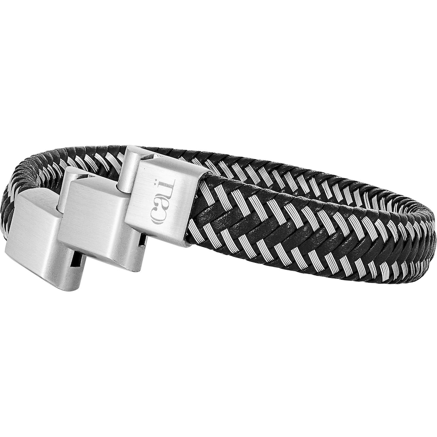 caï Armband Edelstahl, Leder One Size Herren