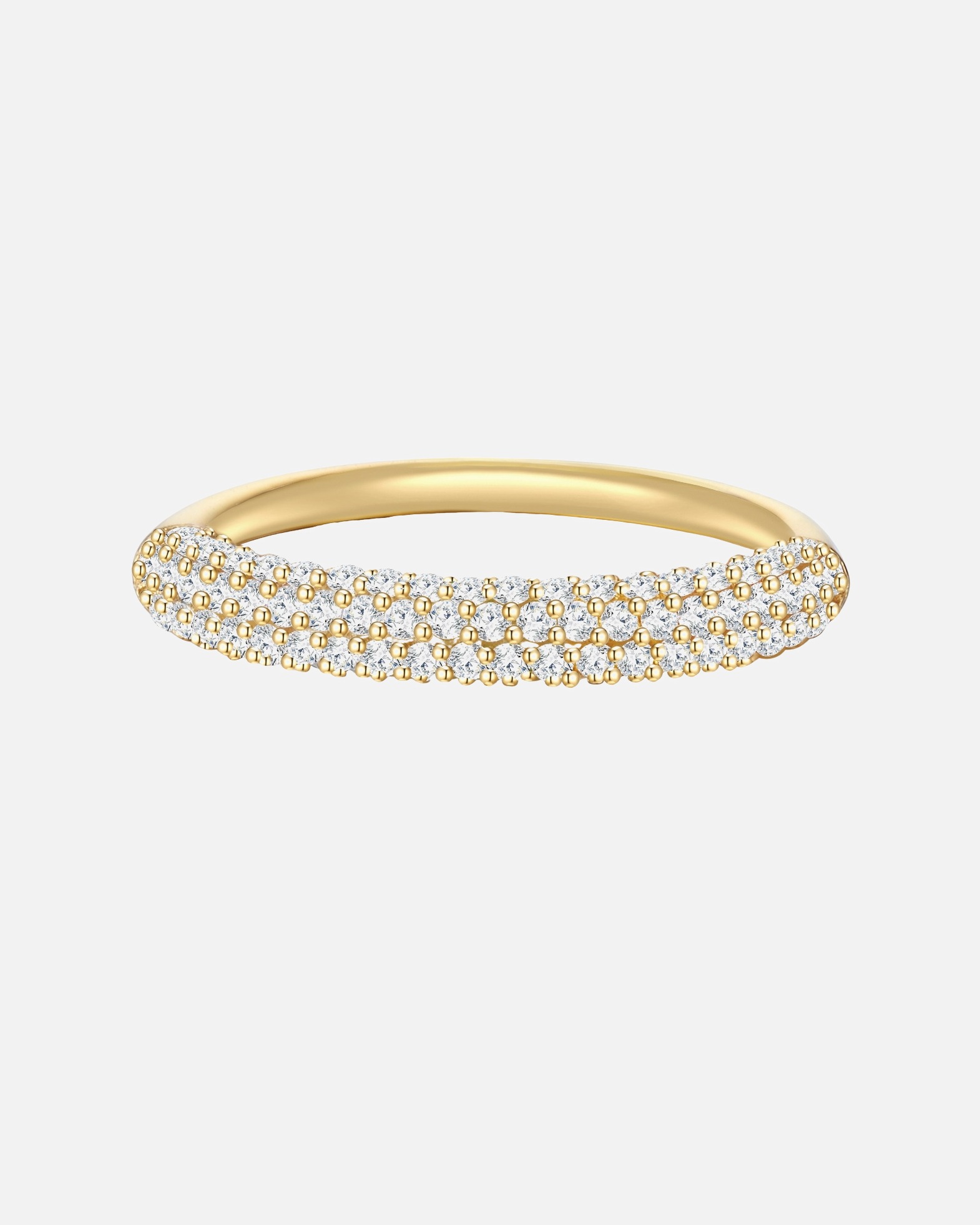 Ring für Weiblich Glanzstücke München Ring aus Sterling Silber in gelbgold mit Zirkonia 56