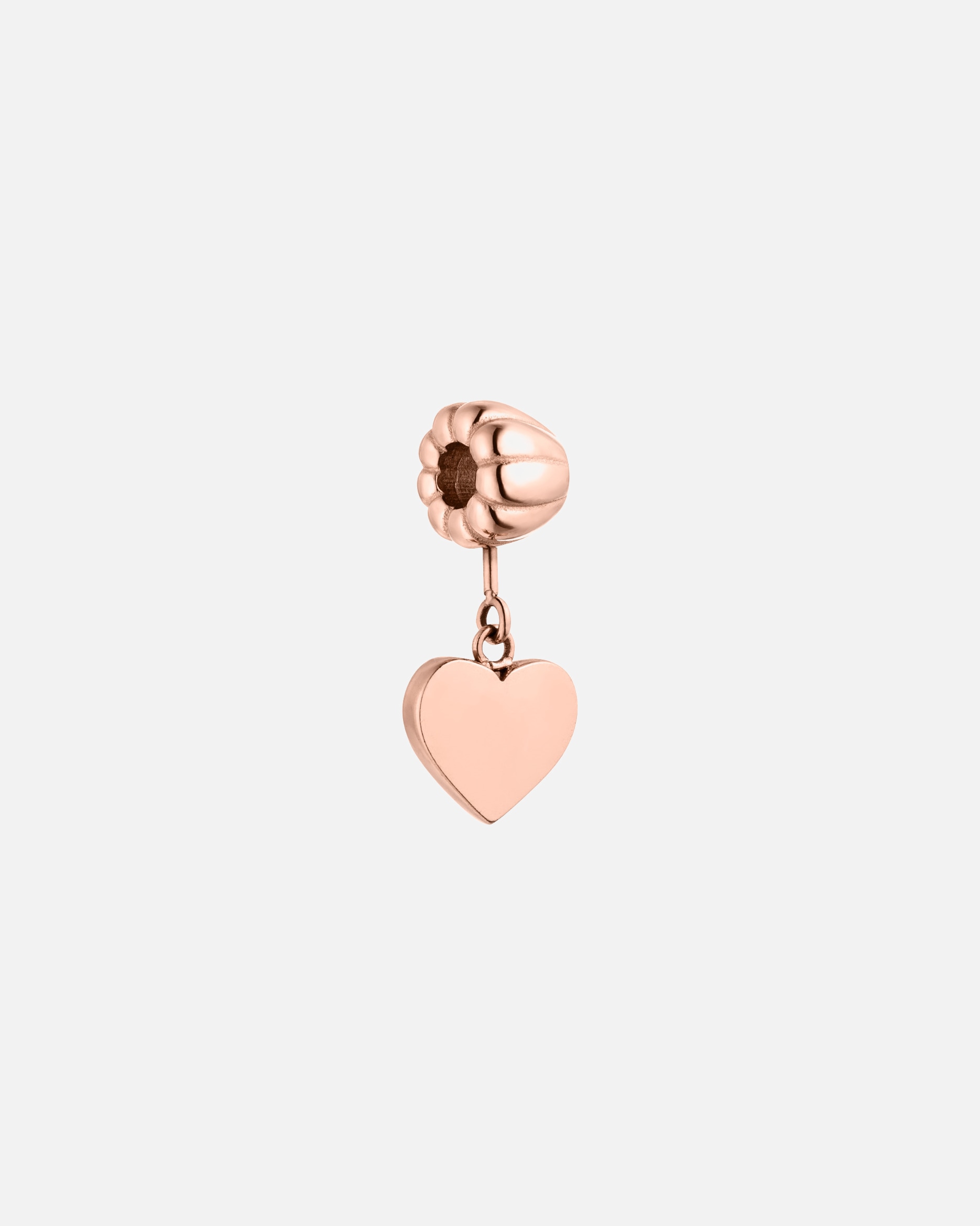 Schmuckanhänger für Unisex Purelei LEI Engraveable Heart Charm 100% Edelstahl Rosegold