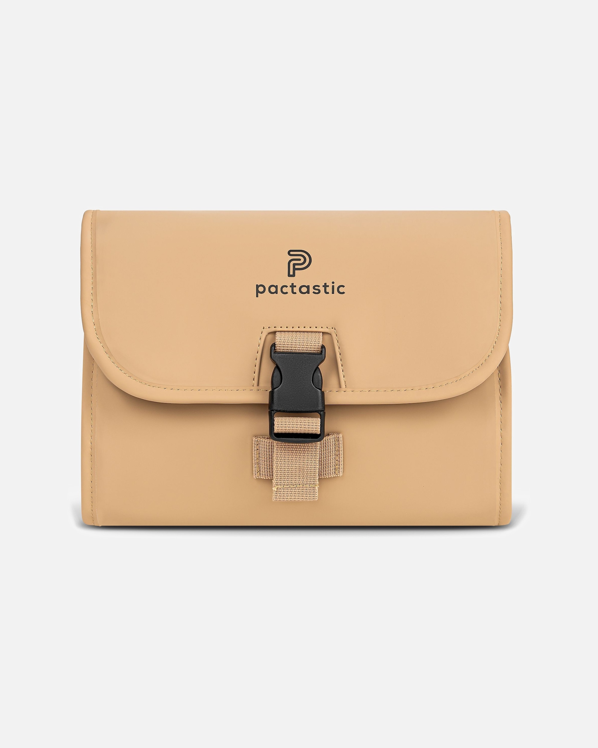 Kulturtasche für Männlich Pactastic Urban Collection Kulturbeutel beige