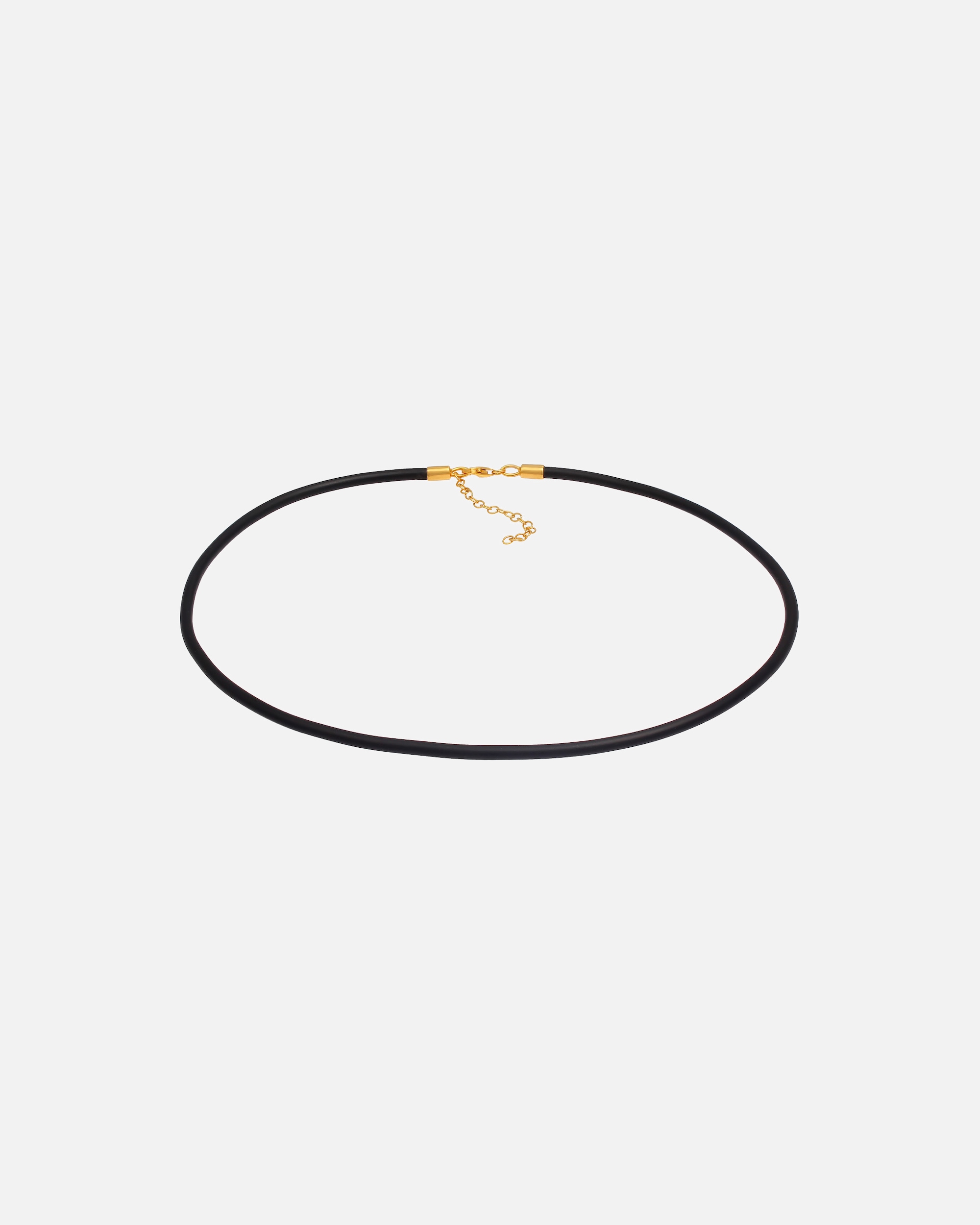 Halskette für Weiblich Nenalina Kautschuk-Kette Basic Kombinierbar 925 Silber goldfarben