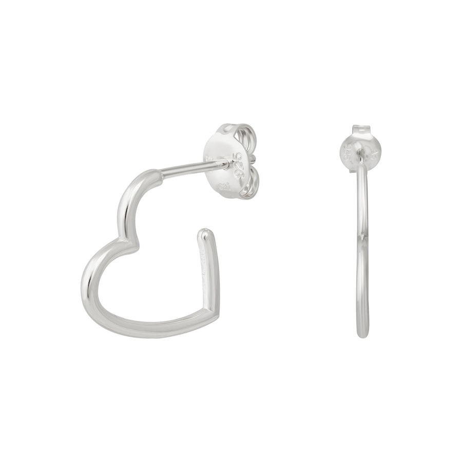 caï Creole 925/- Sterling Silber ohne Stein weiß Damen