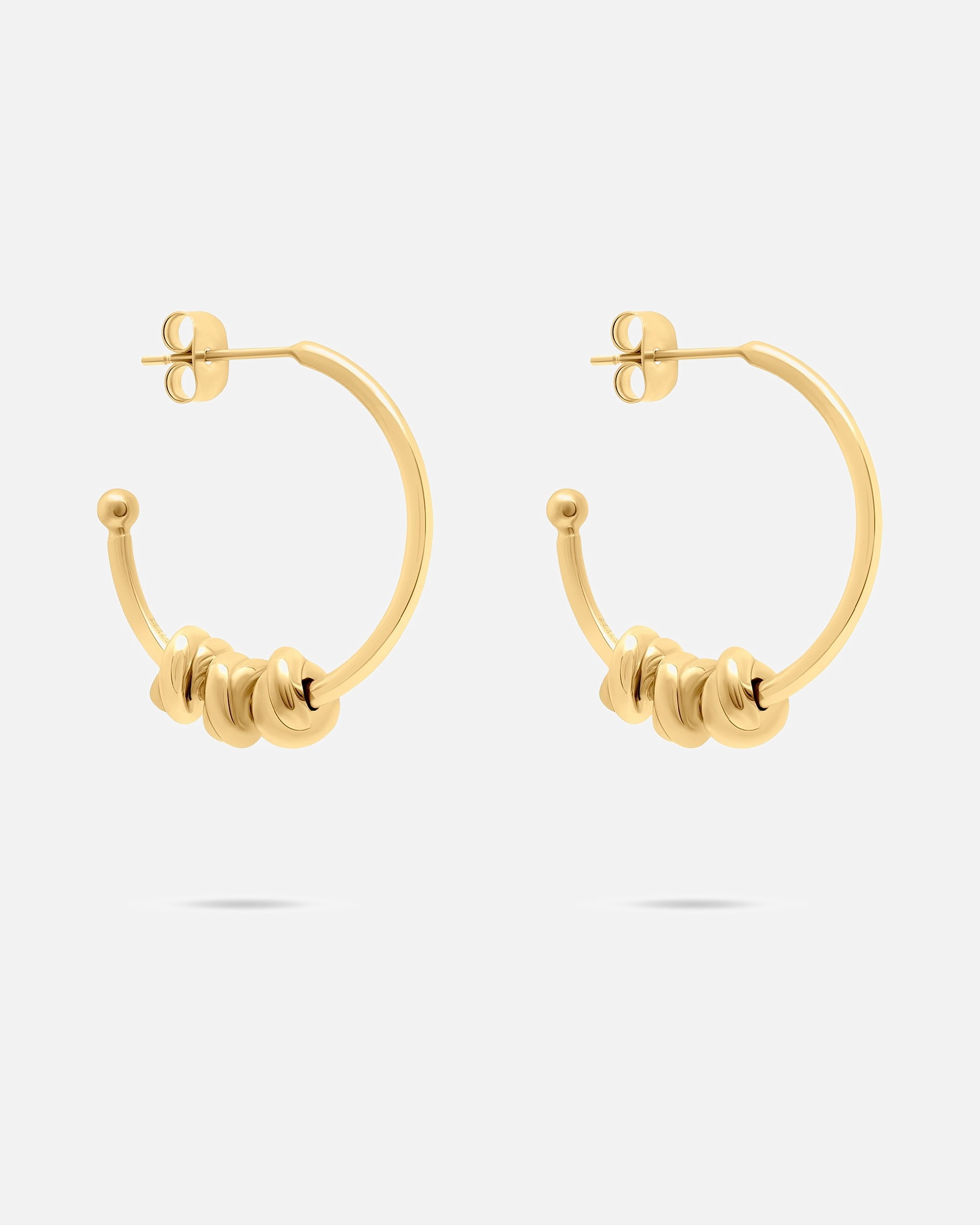 Ohrringe für Weiblich s.Oliver Creolen Edelstahl gold