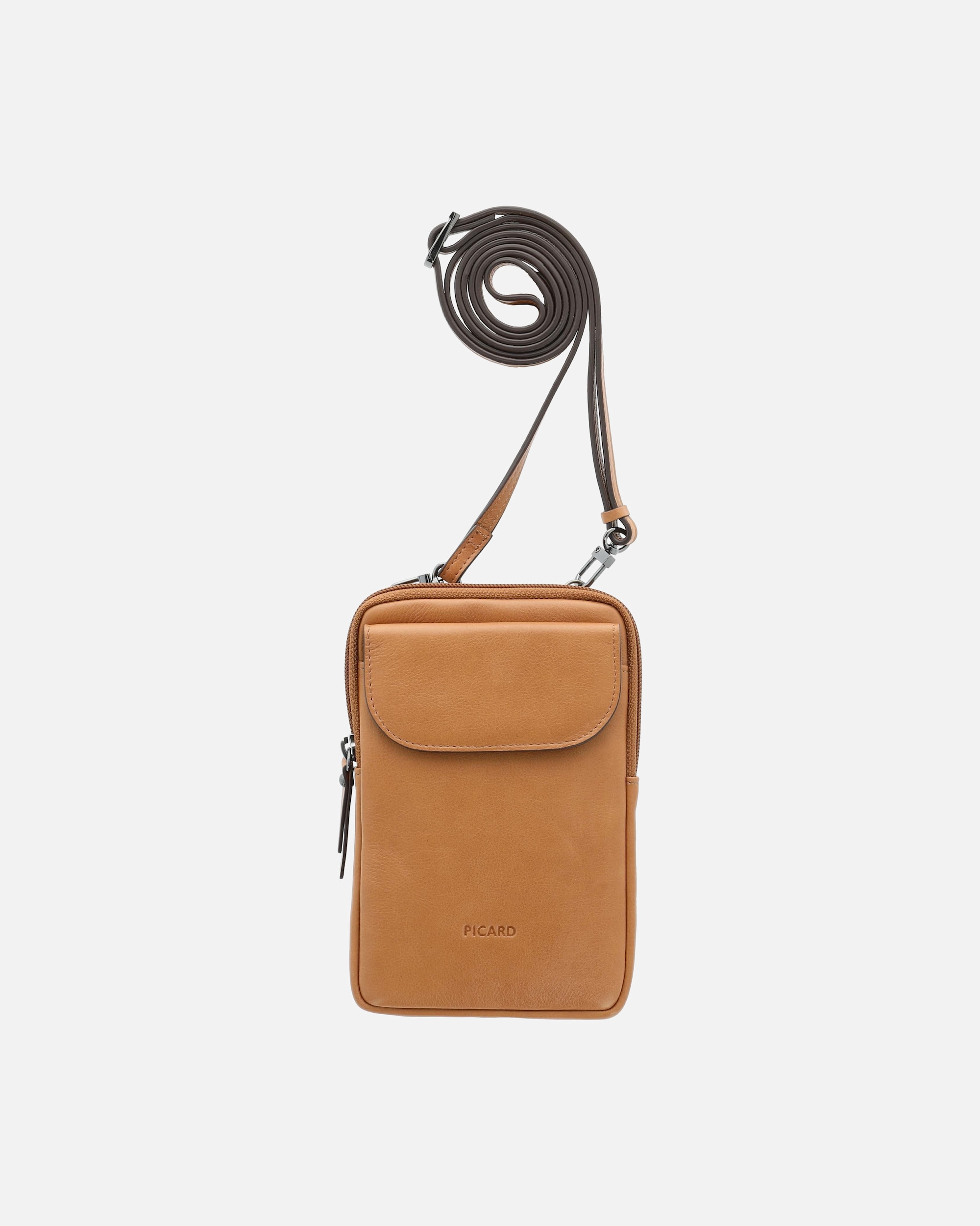 Clutch für Weiblich Picard Handytasche Noel braun