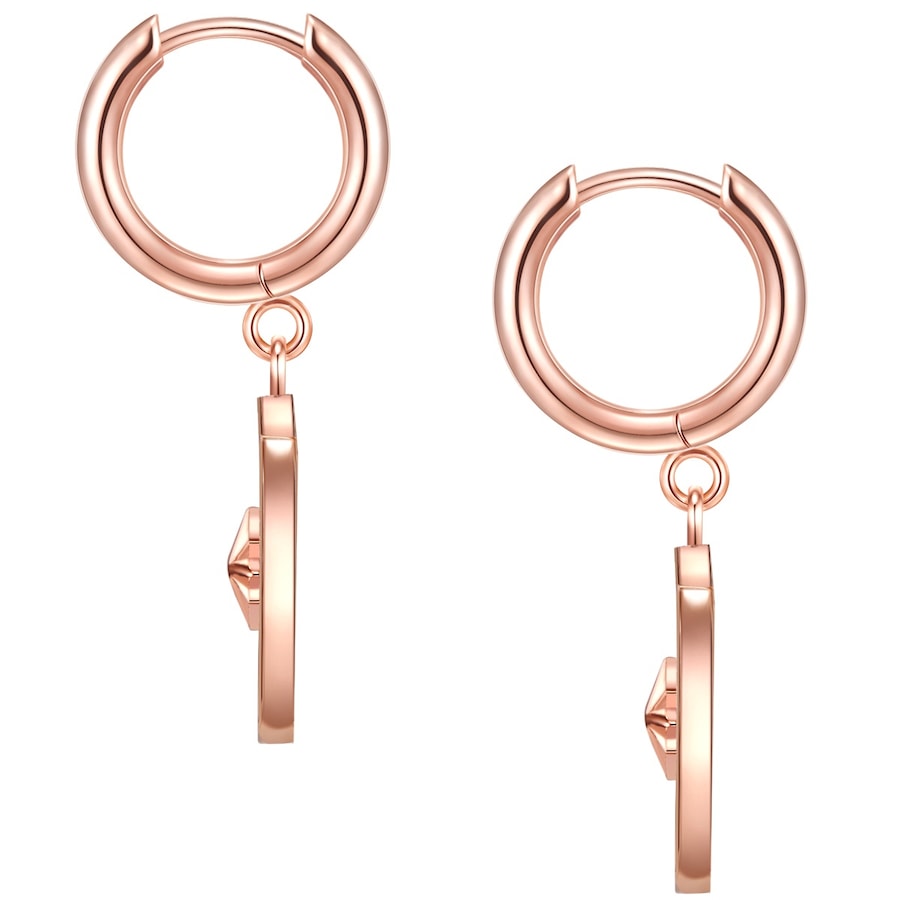 Valero Pearls Ohrhänger Edelstahl Perlmutt in Roségold 16,5 mm Damen