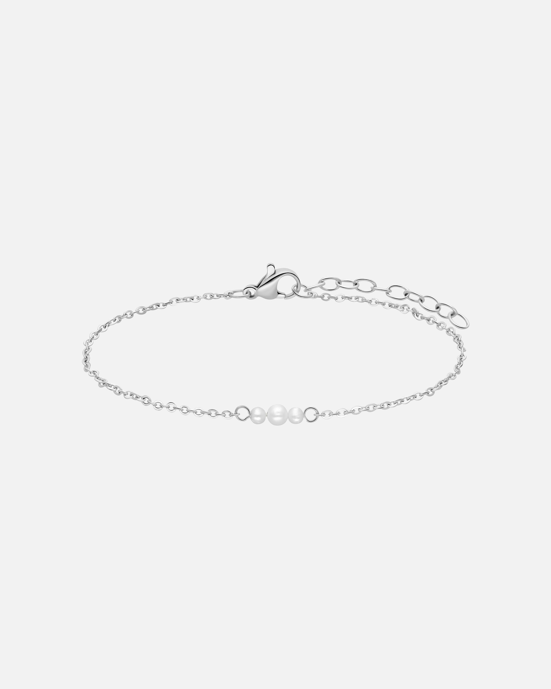Armband für Weiblich Lucardi Armband Stahl 19 cm Silber