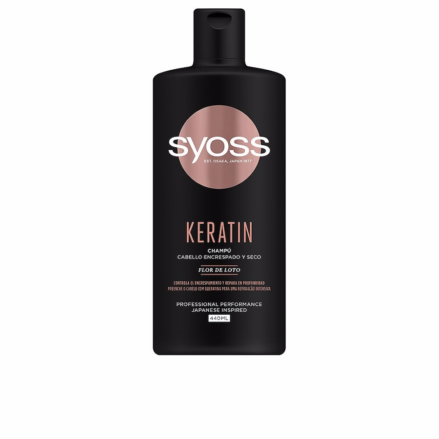syoss KERATIN-Shampoo für krauses und trockenes Haar 440 ml