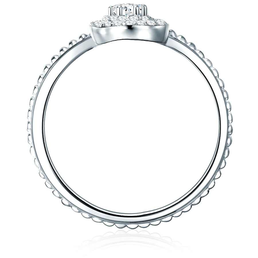 Trilani Ring Sterling Silber Zirkonia in 56 Damen