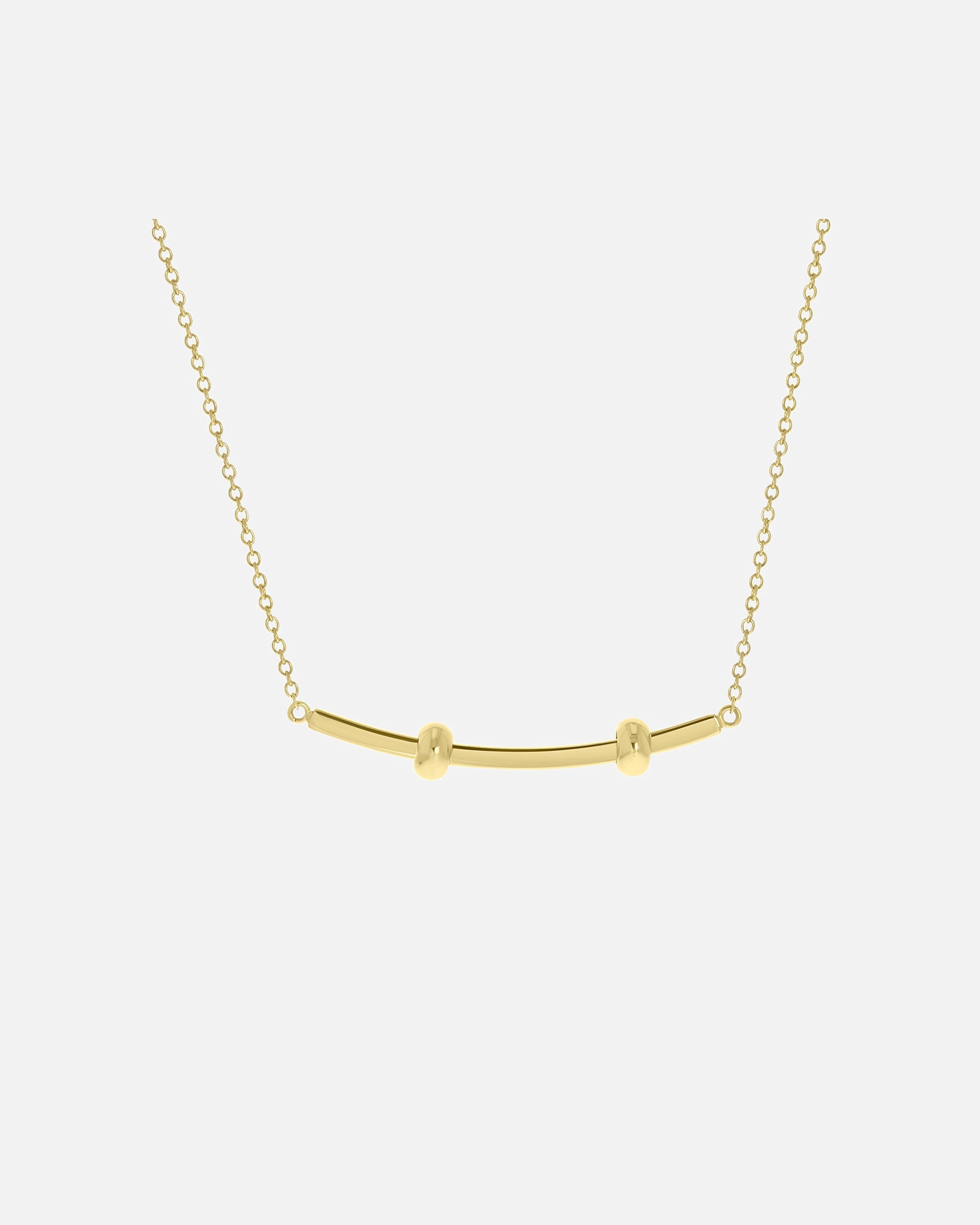 Halskette für Weiblich Lucardi Halskette Stahl 45cm Gold