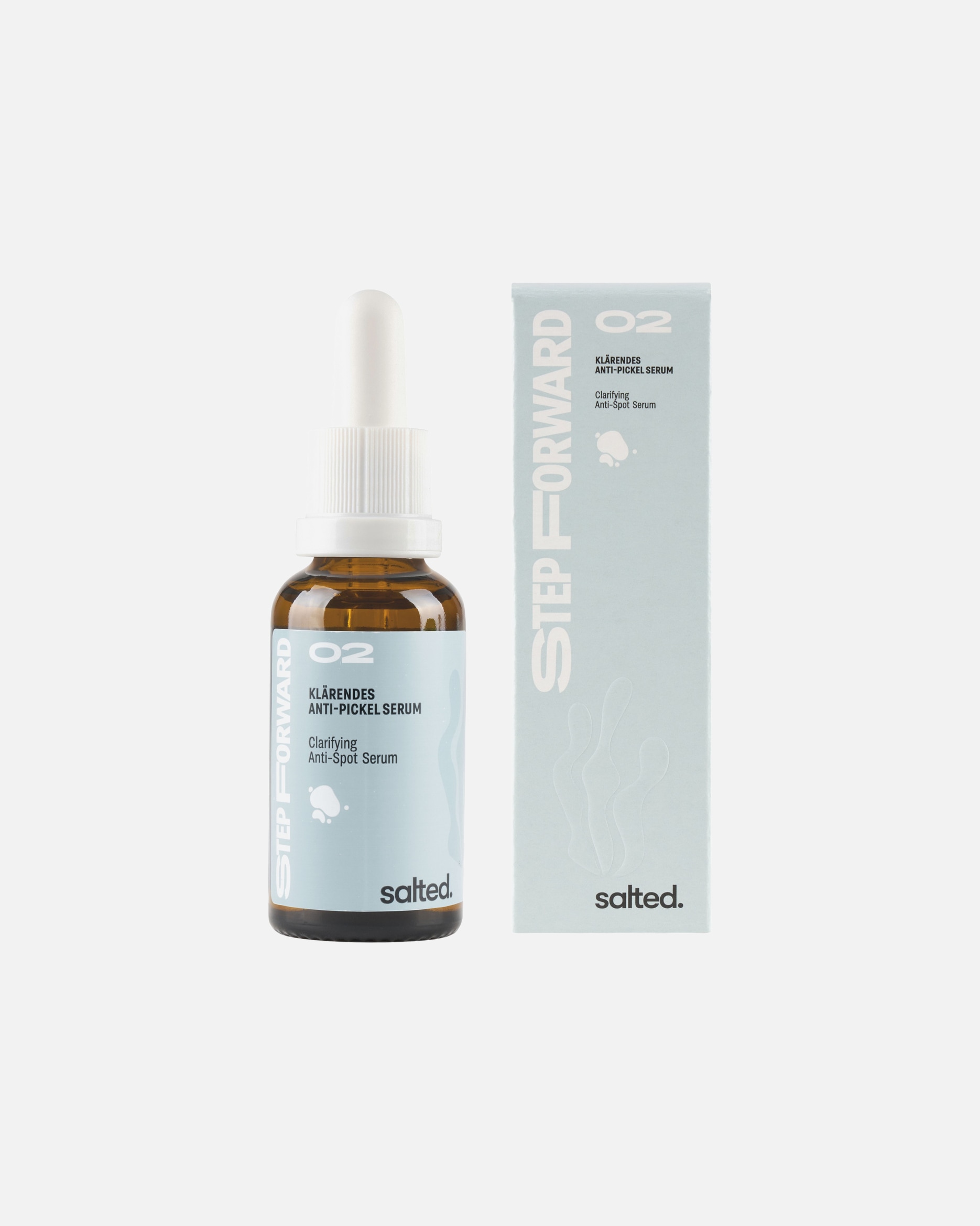 Glow Serum für Unisex Salted Klärendes Anti-Pickel Serum ohne Duft transparent - 30 ml